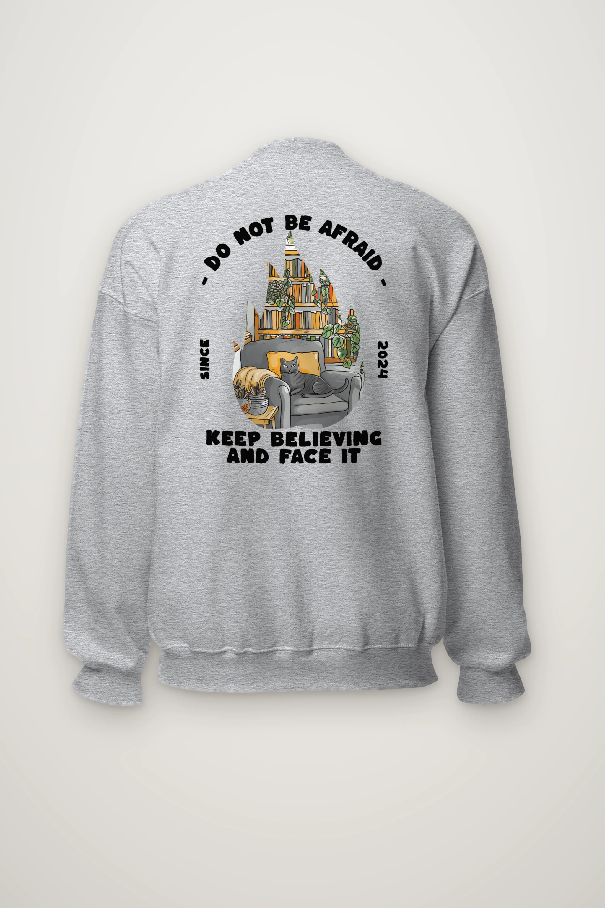 "Do Not Be Afraid" Heavy Blend Unisex Crewneck Sweatshirt