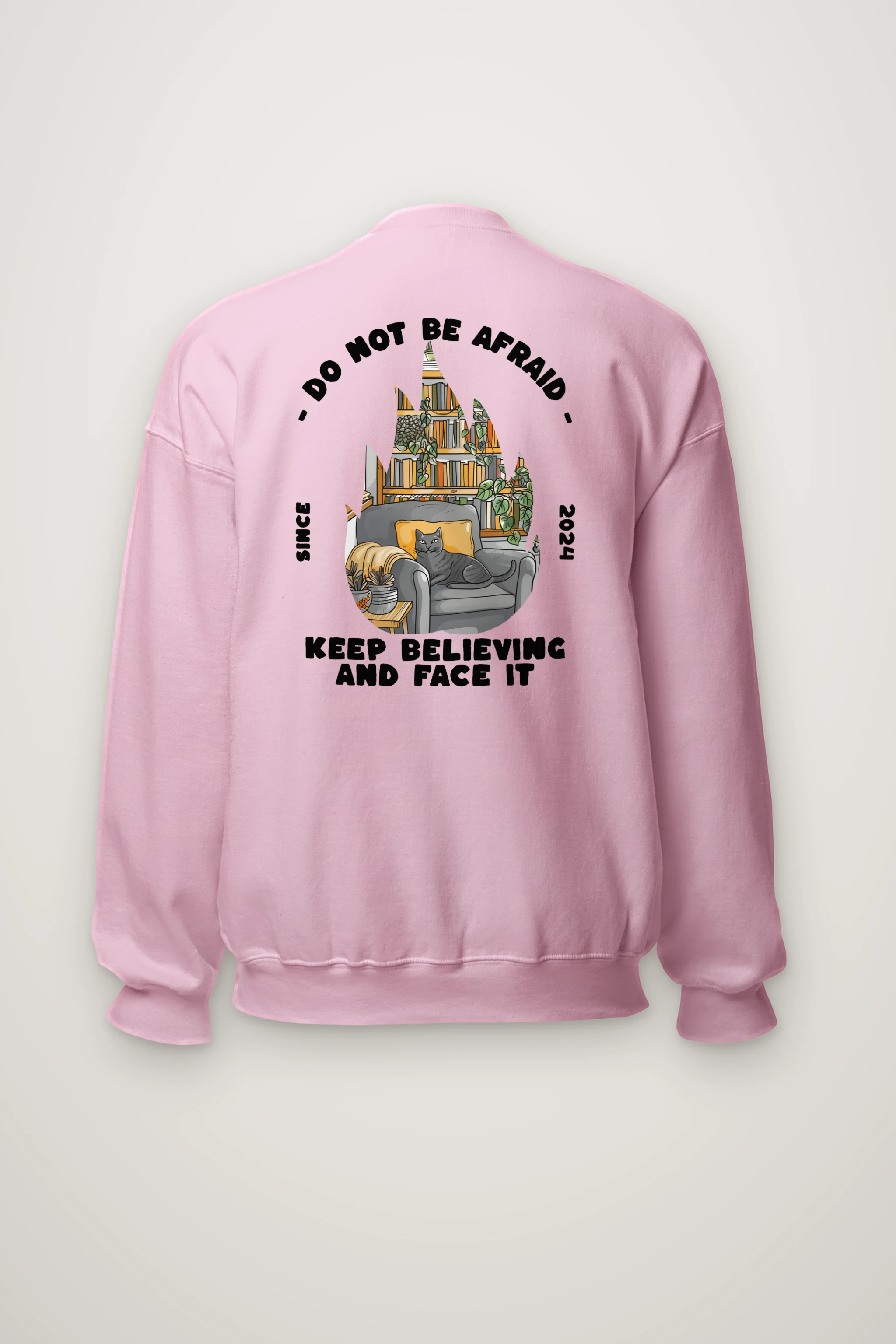 "Do Not Be Afraid" Heavy Blend Unisex Crewneck Sweatshirt