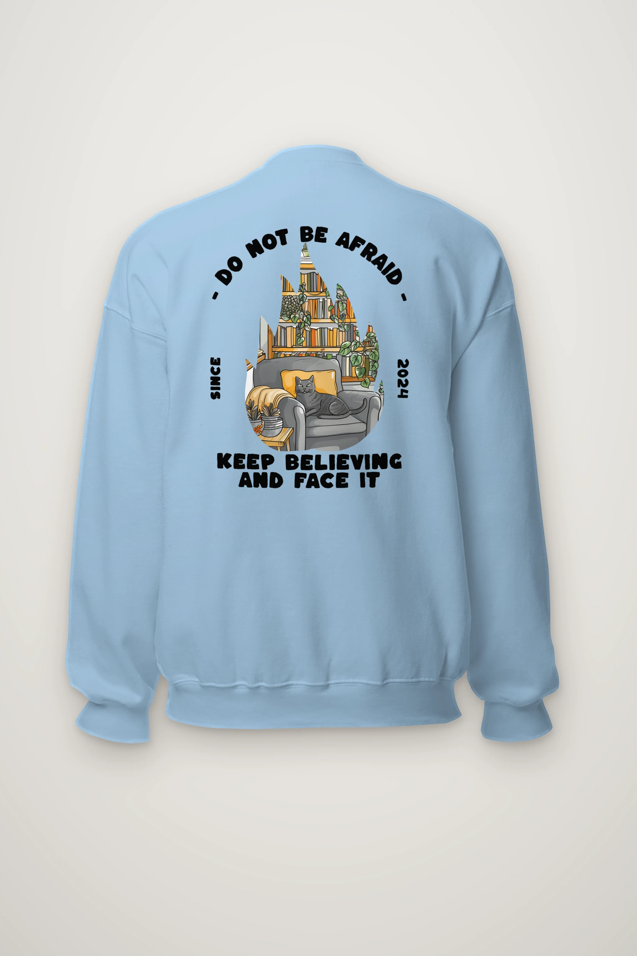 "Do Not Be Afraid" Heavy Blend Unisex Crewneck Sweatshirt
