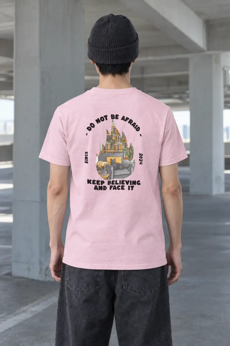 "Do Not Be Afraid" Heavyweight Unisex Crewneck T-shirt