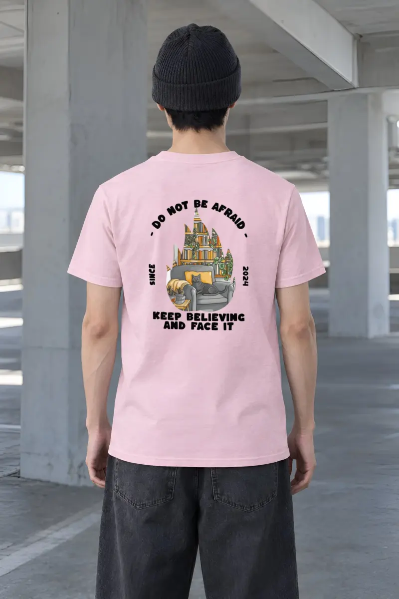 "Do Not Be Afraid" Heavyweight Unisex Crewneck T-shirt
