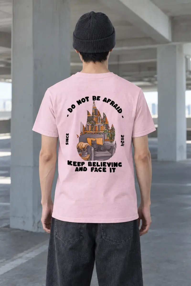 "Do Not Be Afraid" Heavyweight Unisex Crewneck T-shirt