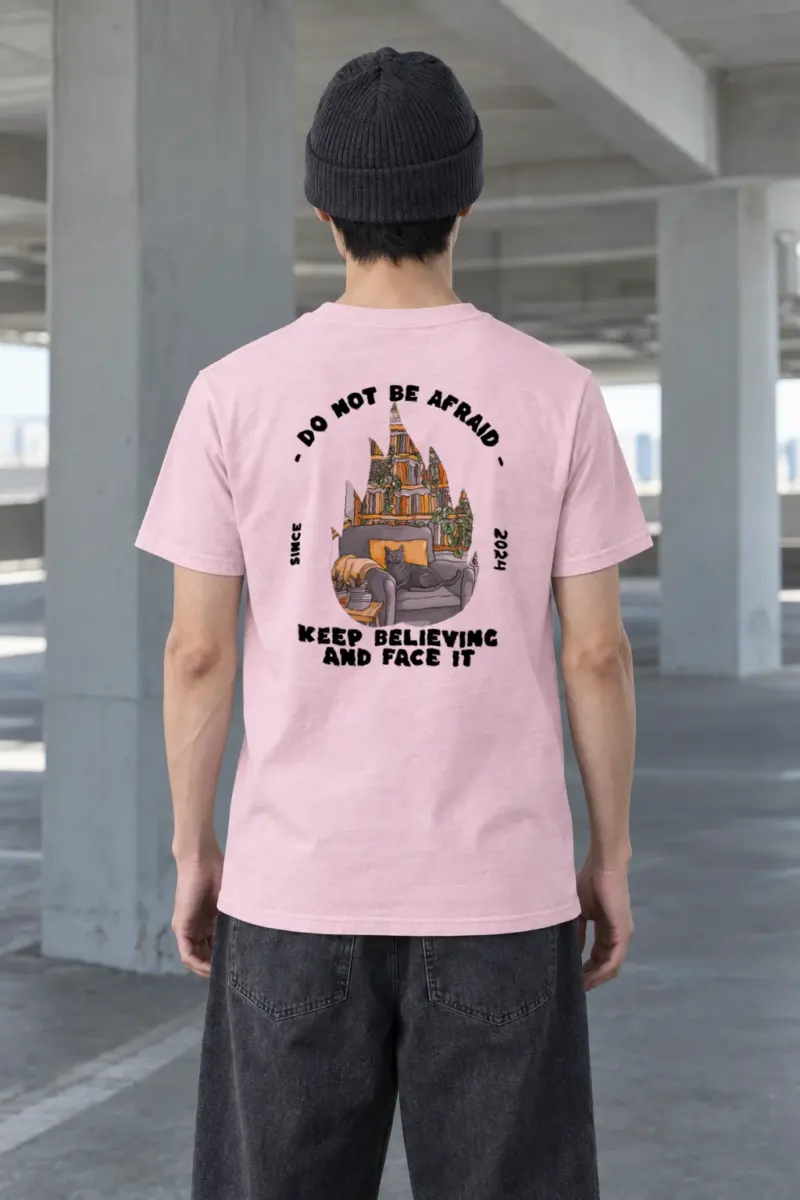 "Do Not Be Afraid" Heavyweight Unisex Crewneck T-shirt