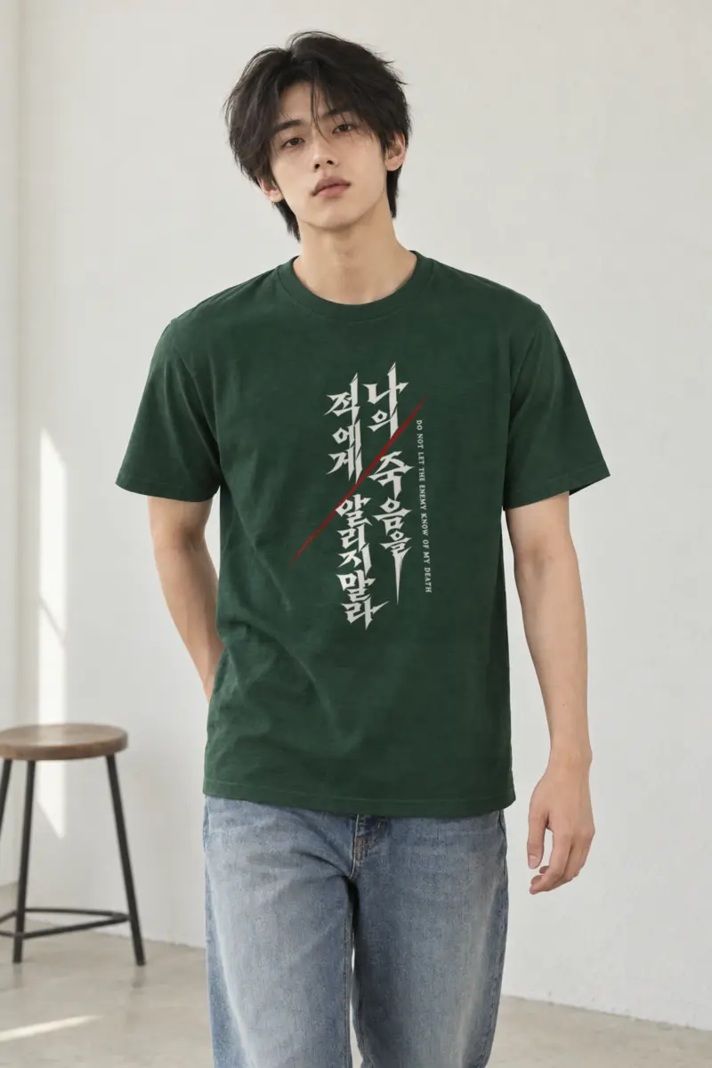 "Do Not Let the Enemy Know · Admiral Yi Sun-sin 이순신" Heavyweight Unisex Crewneck T-shirt