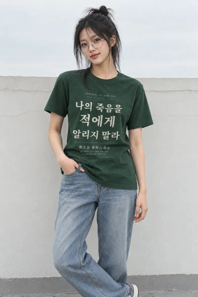 "Do Not Let the Enemy Know" Heavyweight Unisex Crewneck T-shirt