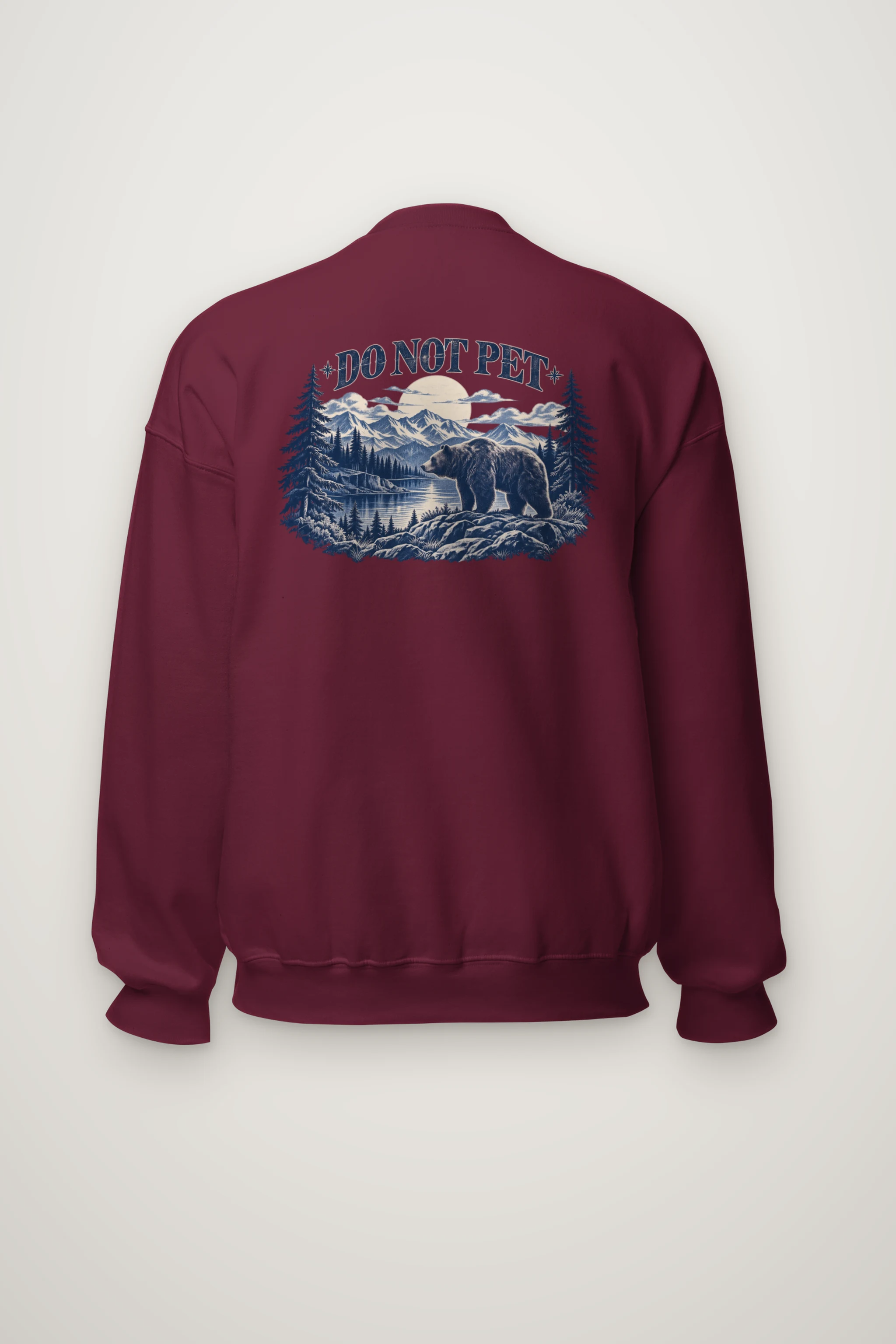 "Do Not Pet Bear" Heavy Blend Unisex Crewneck Sweatshirt