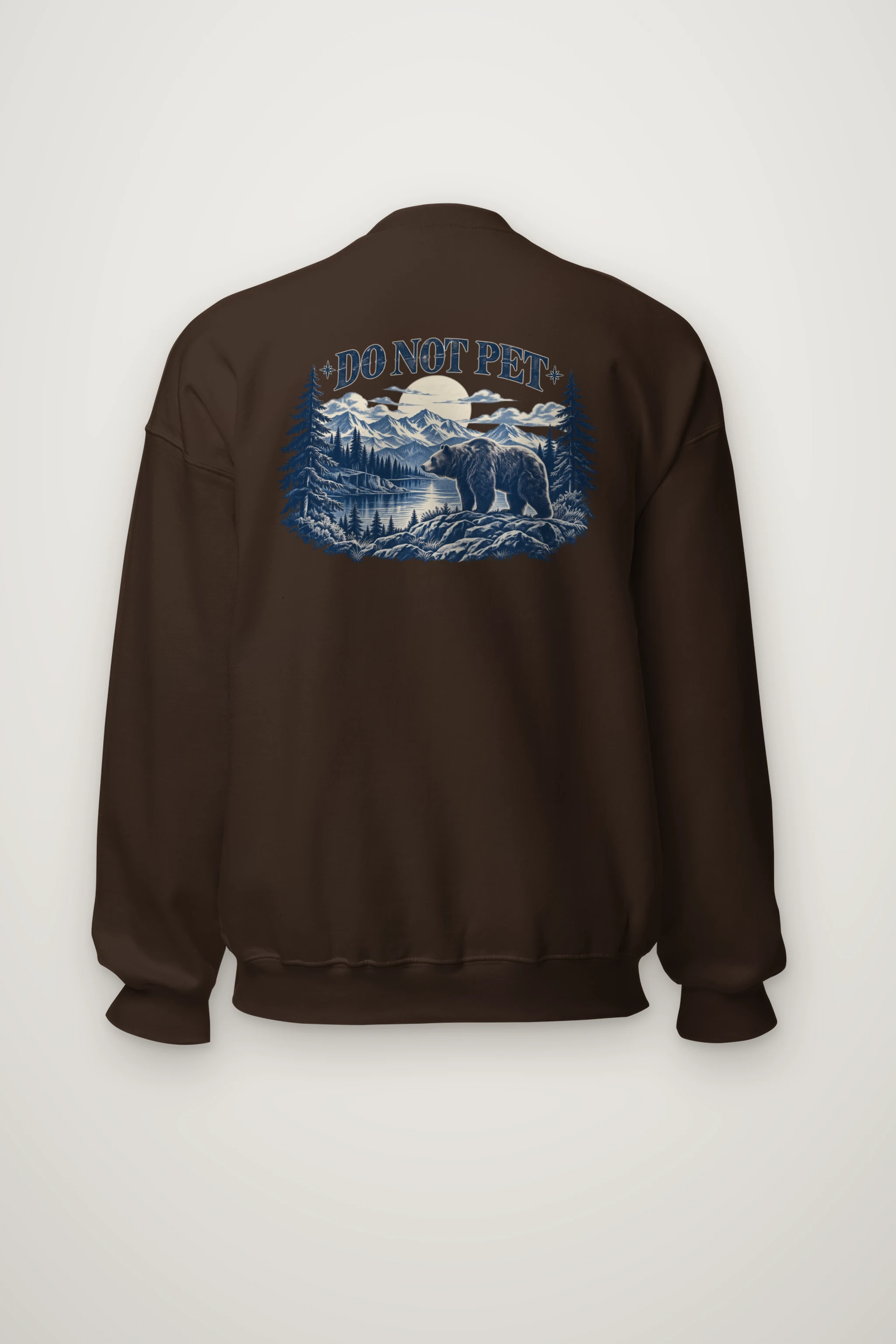 "Do Not Pet Bear" Heavy Blend Unisex Crewneck Sweatshirt