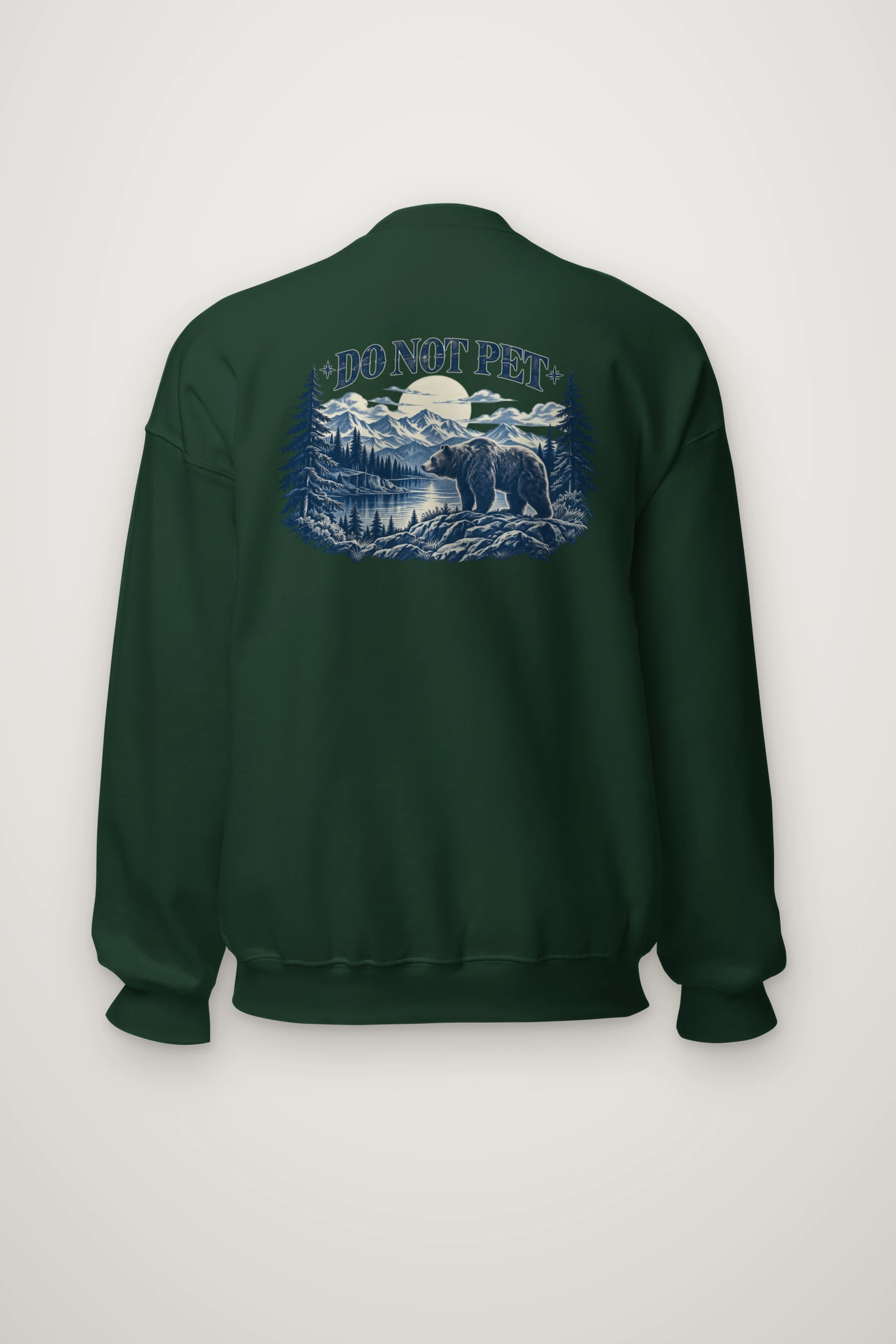 "Do Not Pet Bear" Heavy Blend Unisex Crewneck Sweatshirt