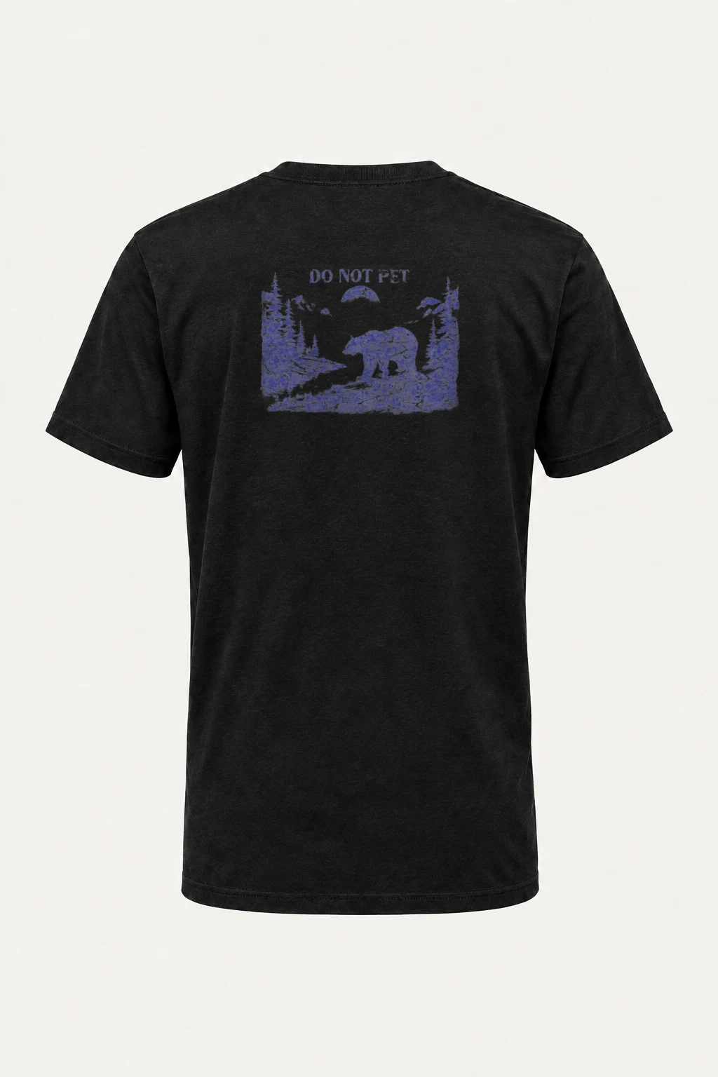"Do Not Pet Bear" Heavyweight Unisex Crewneck T-shirt | Gildan 5000