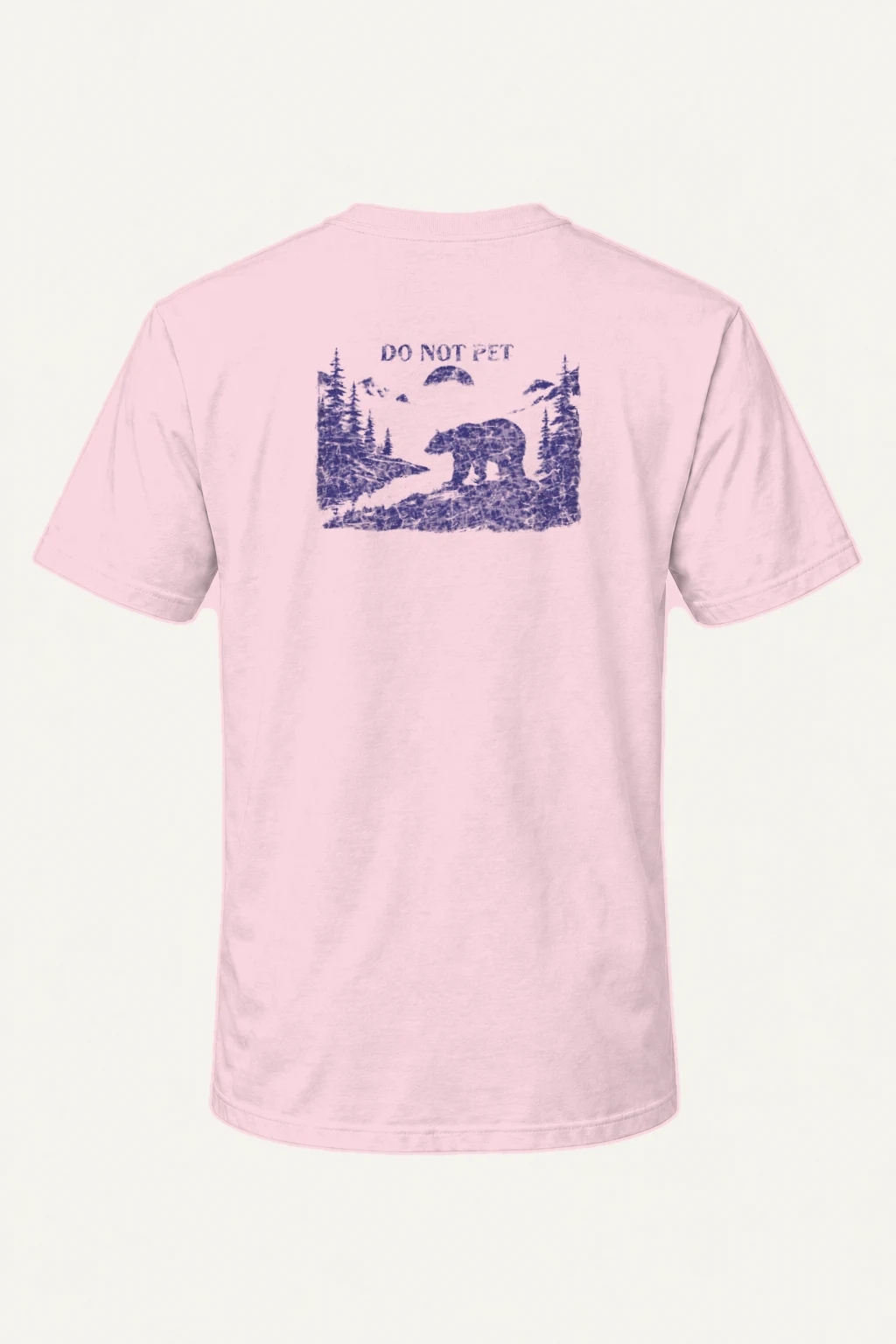 "Do Not Pet Bear" Heavyweight Unisex Crewneck T-shirt | Gildan 5000