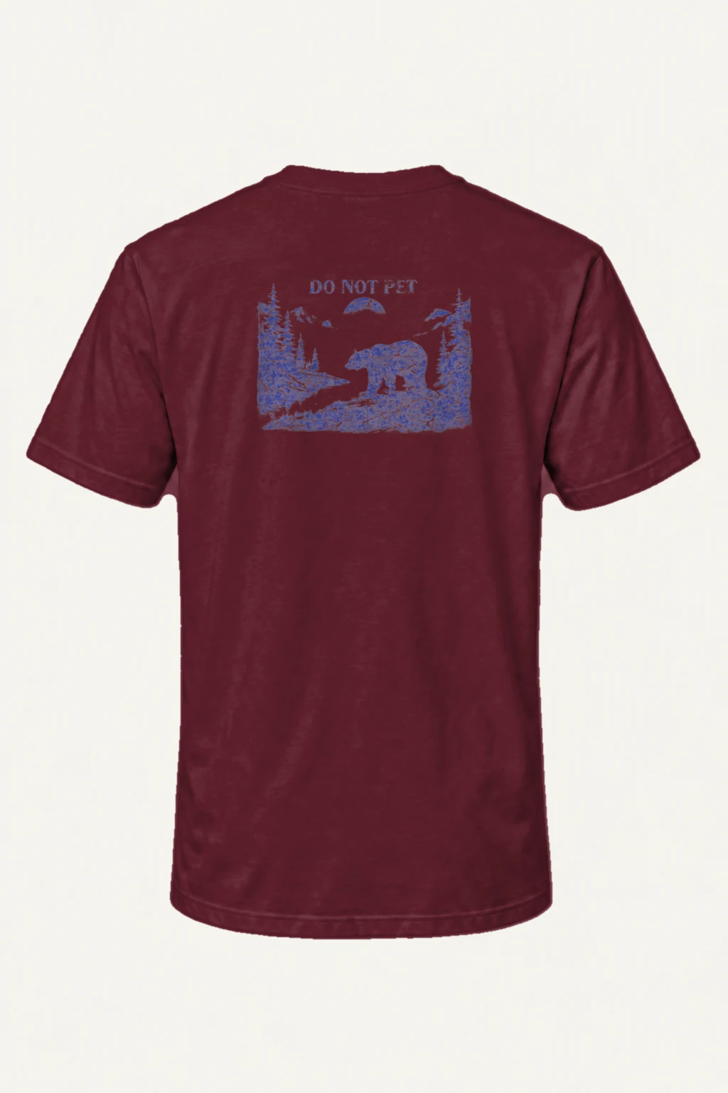"Do Not Pet Bear" Heavyweight Unisex Crewneck T-shirt | Gildan 5000