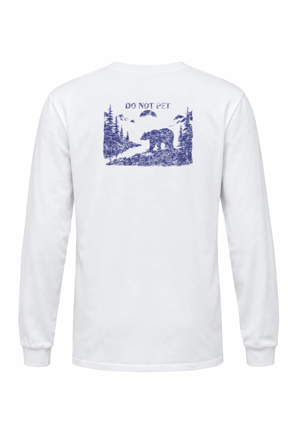 "Do Not Pet Bear" Unisex Longsleeve T-shirt | Gildan 2400