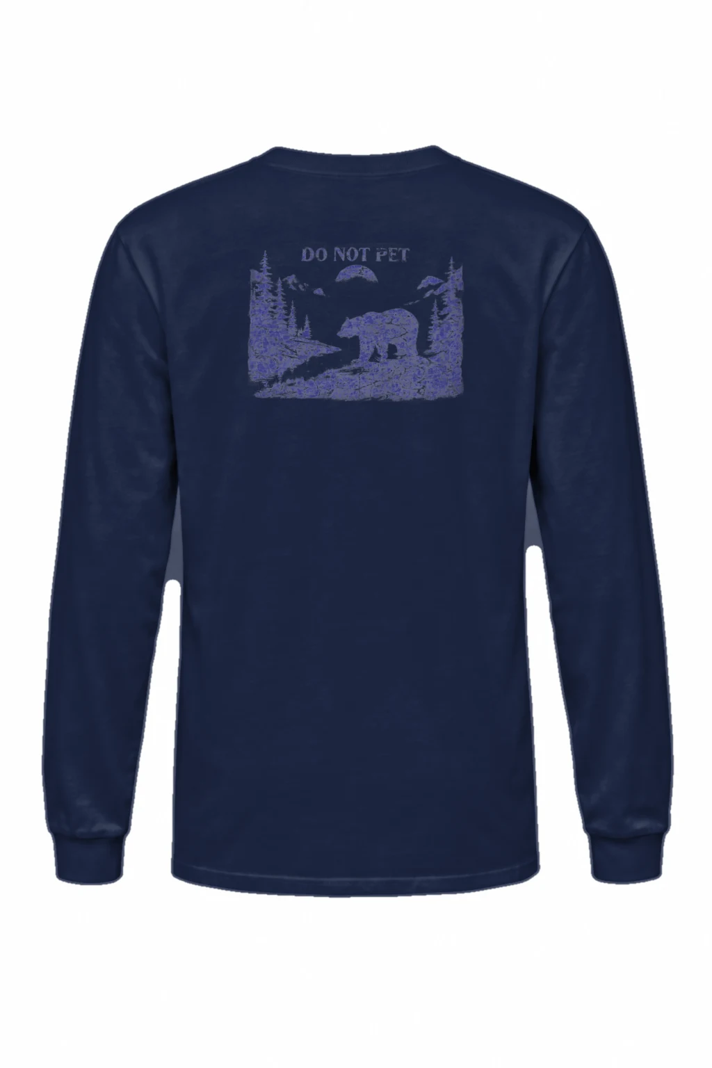 "Do Not Pet Bear" Unisex Longsleeve T-shirt | Gildan 2400
