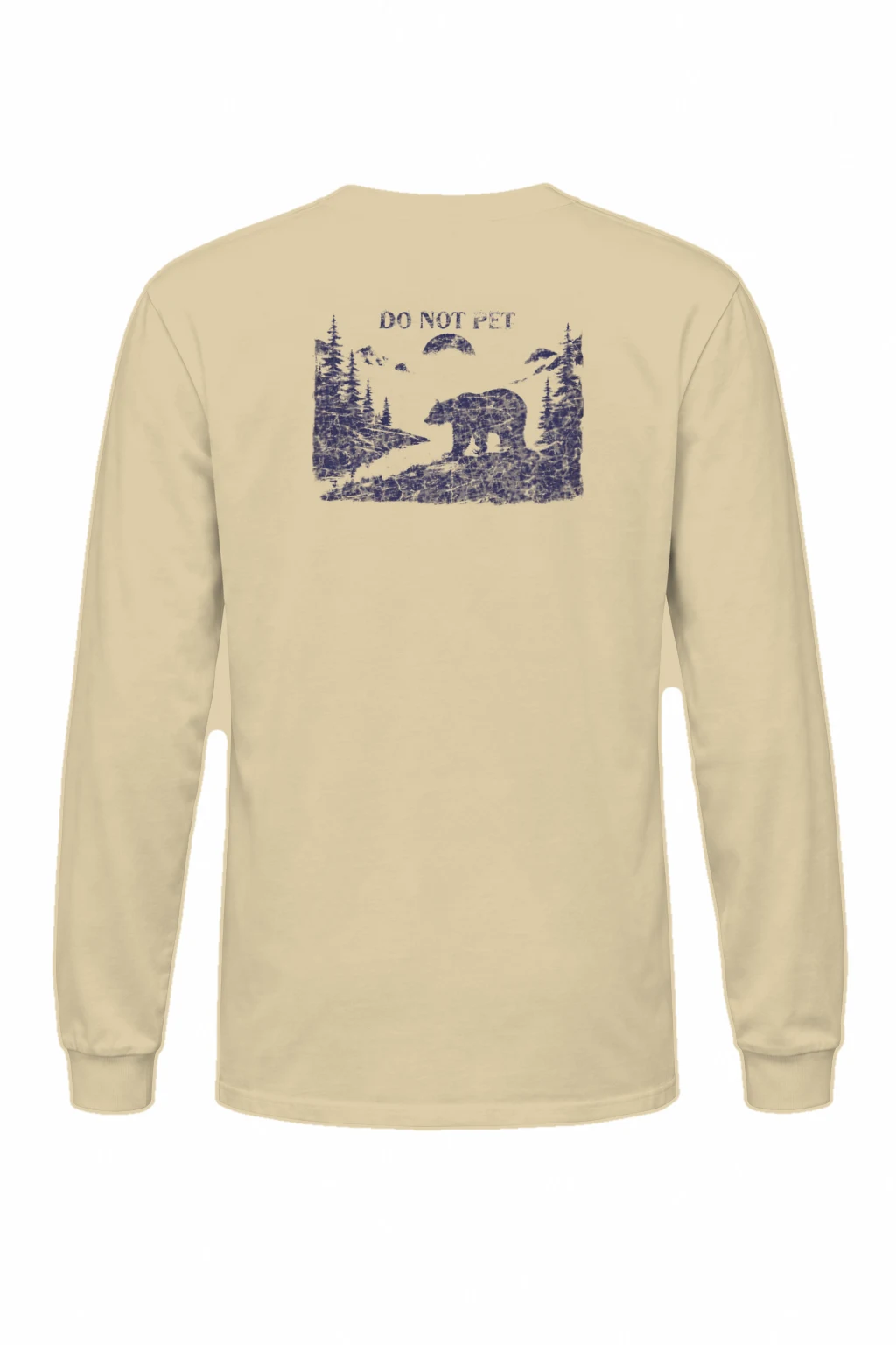 "Do Not Pet Bear" Unisex Longsleeve T-shirt | Gildan 2400
