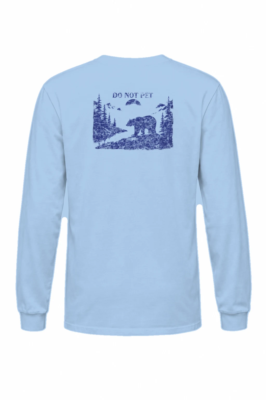 "Do Not Pet Bear" Unisex Longsleeve T-shirt | Gildan 2400