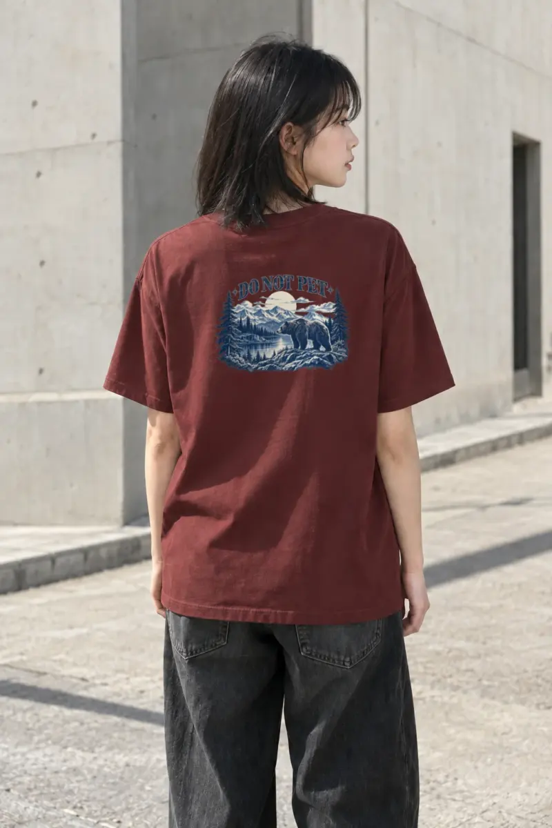"Do Not Pet" Heavyweight Unisex Crewneck T-shirt | Gildan 5000