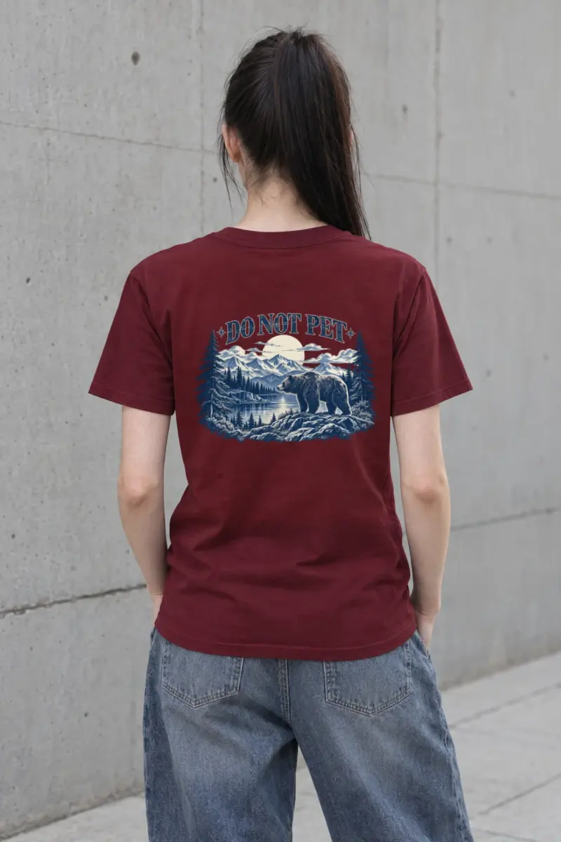 "Do Not Pet" Heavyweight Unisex Crewneck T-shirt