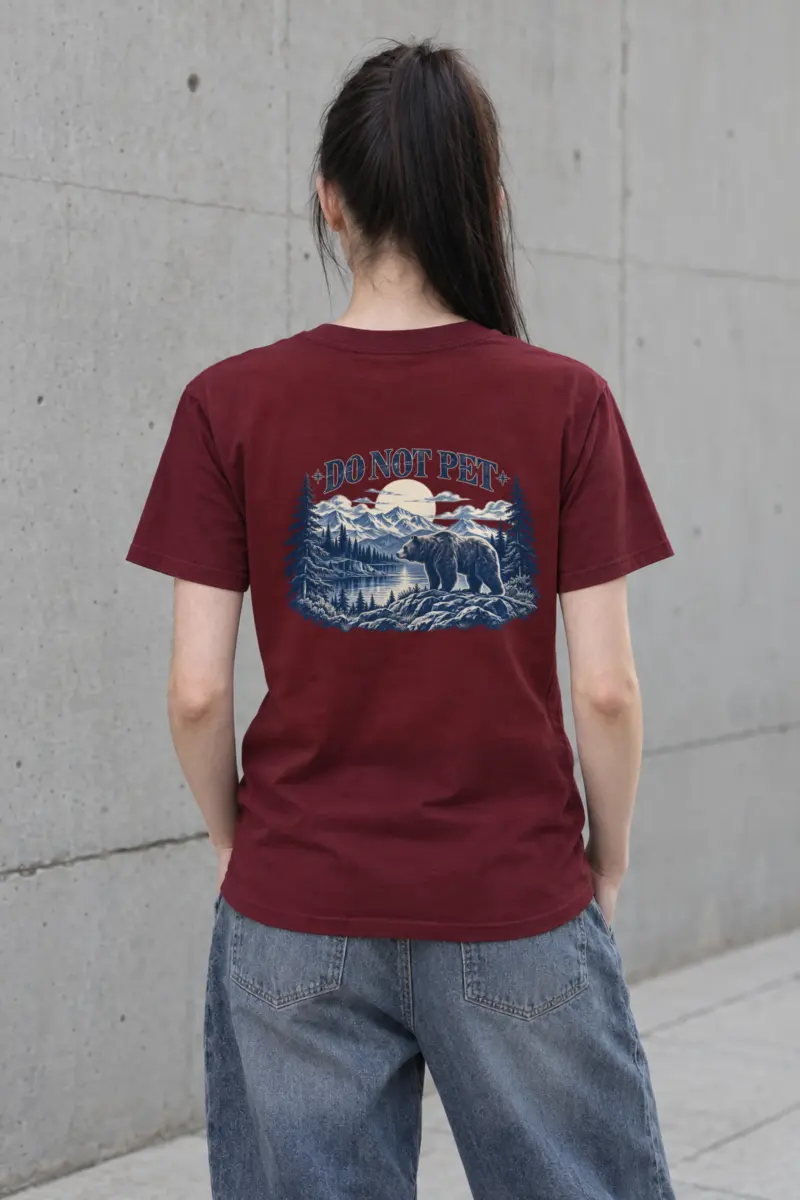 "Do Not Pet" Heavyweight Unisex Crewneck T-shirt