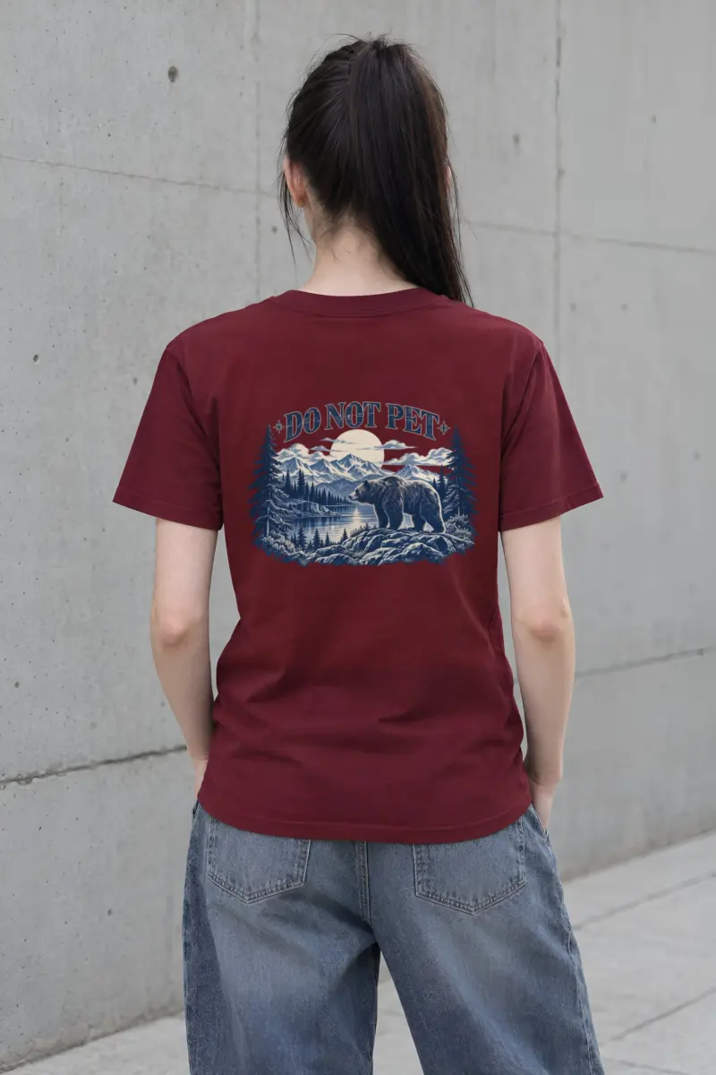 "Do Not Pet" Heavyweight Unisex Crewneck T-shirt