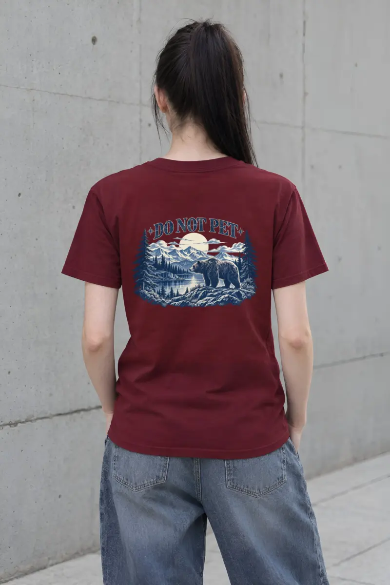 "Do Not Pet" Heavyweight Unisex Crewneck T-shirt