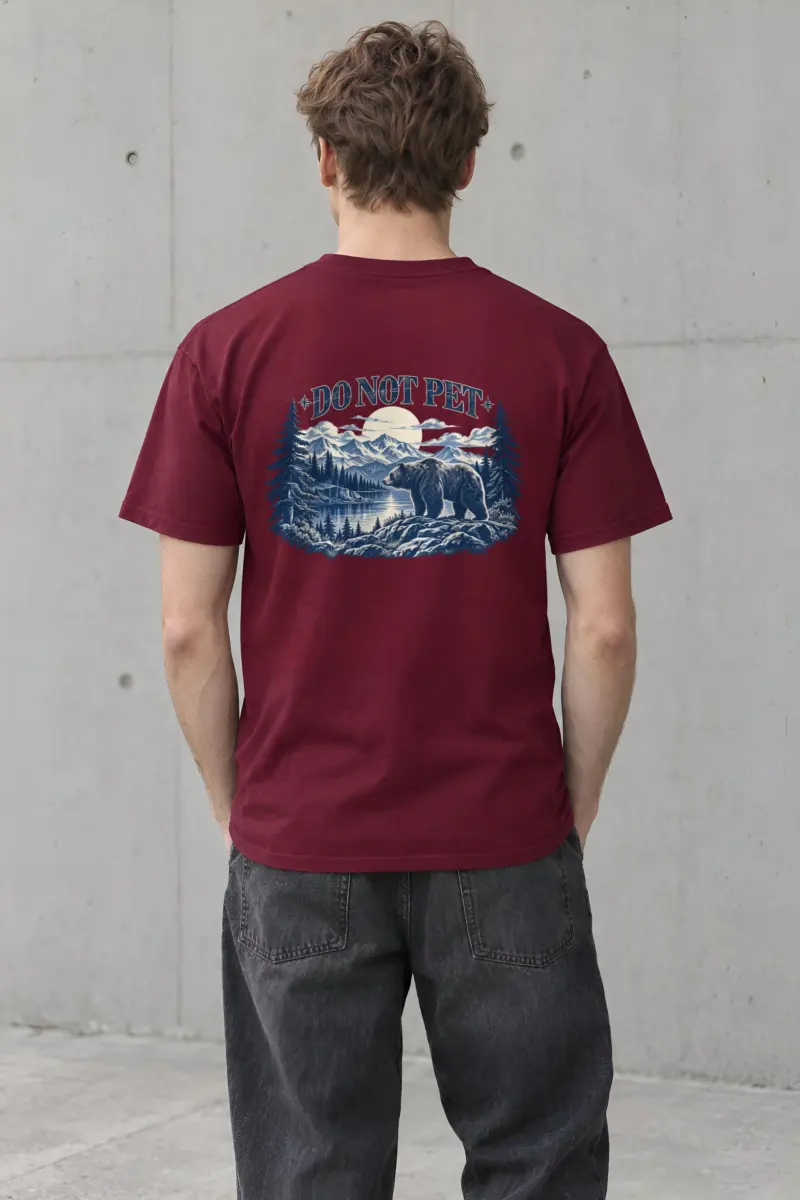 "Do Not Pet" Heavyweight Unisex Crewneck T-shirt