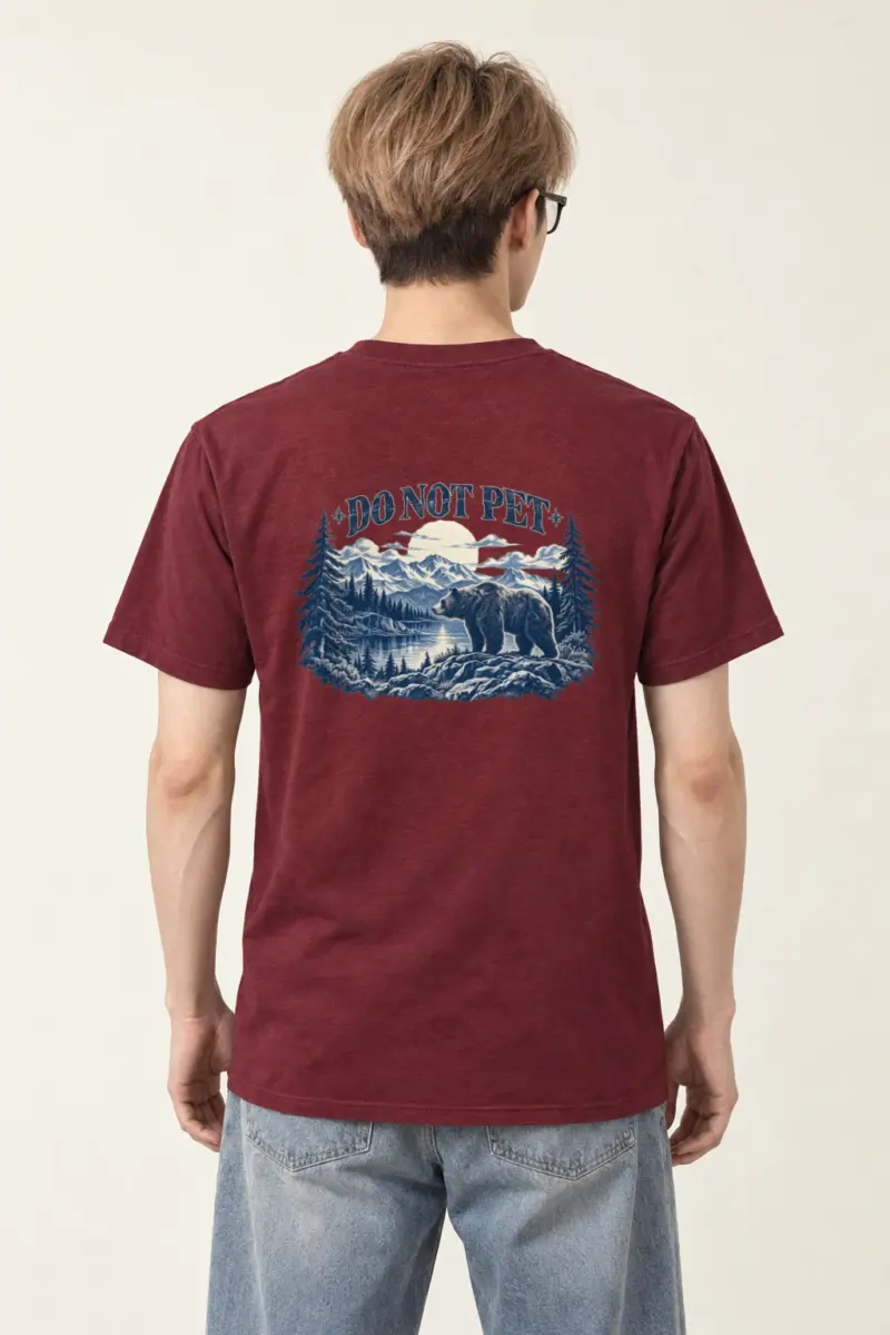 "Do Not Pet" Heavyweight Unisex Crewneck T-shirt
