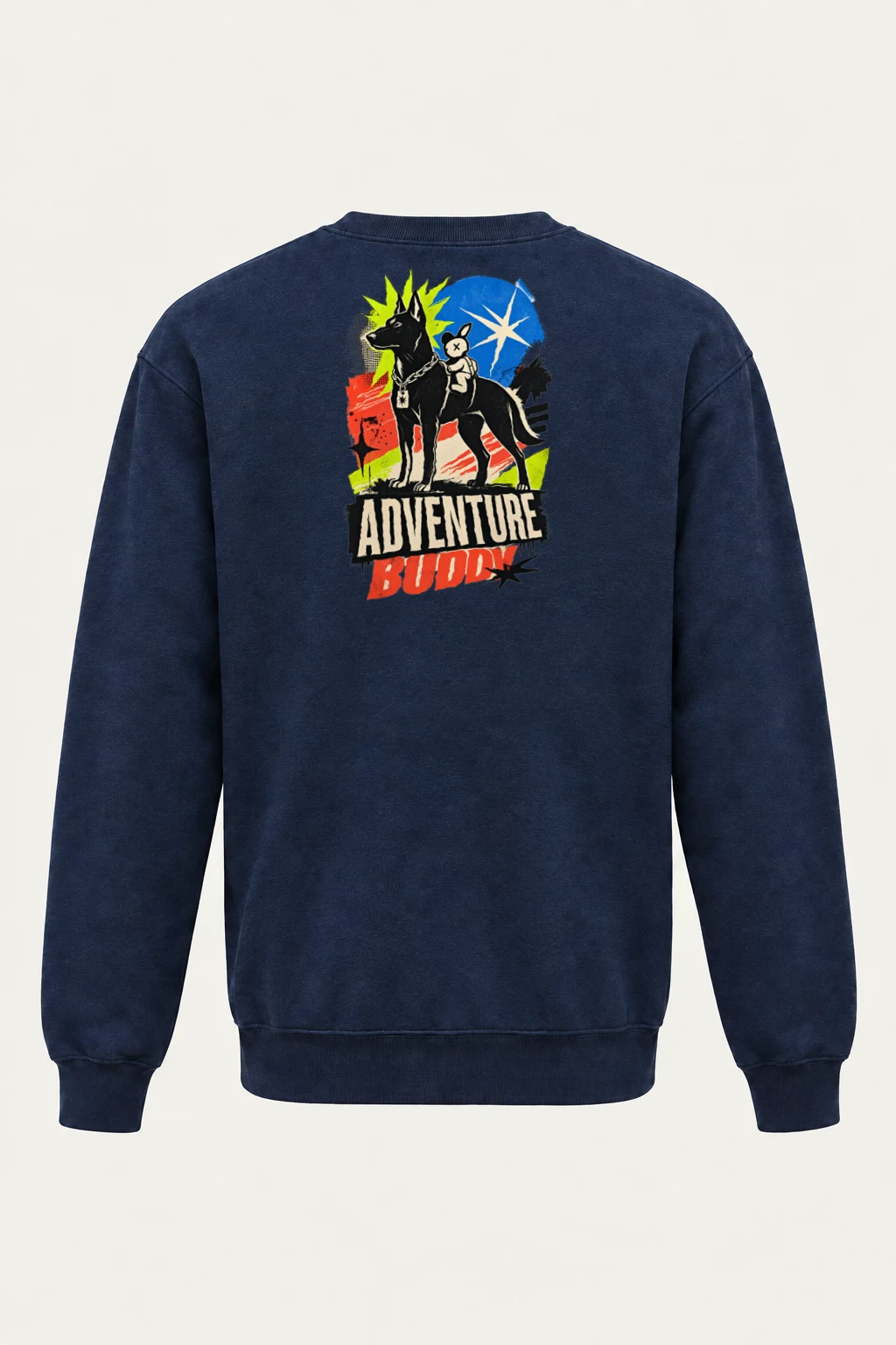 "Doberman Street Pals" Heavy Blend Unisex Crewneck Sweatshirt | Gildan 18000