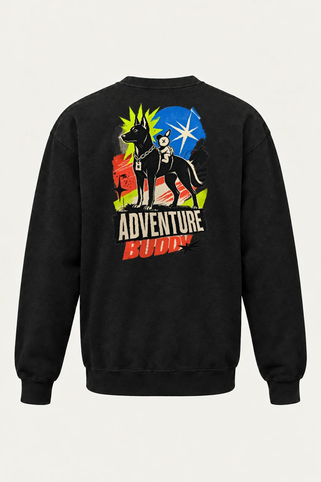 "Doberman Street Pals" Heavy Blend Unisex Crewneck Sweatshirt | Gildan 18000