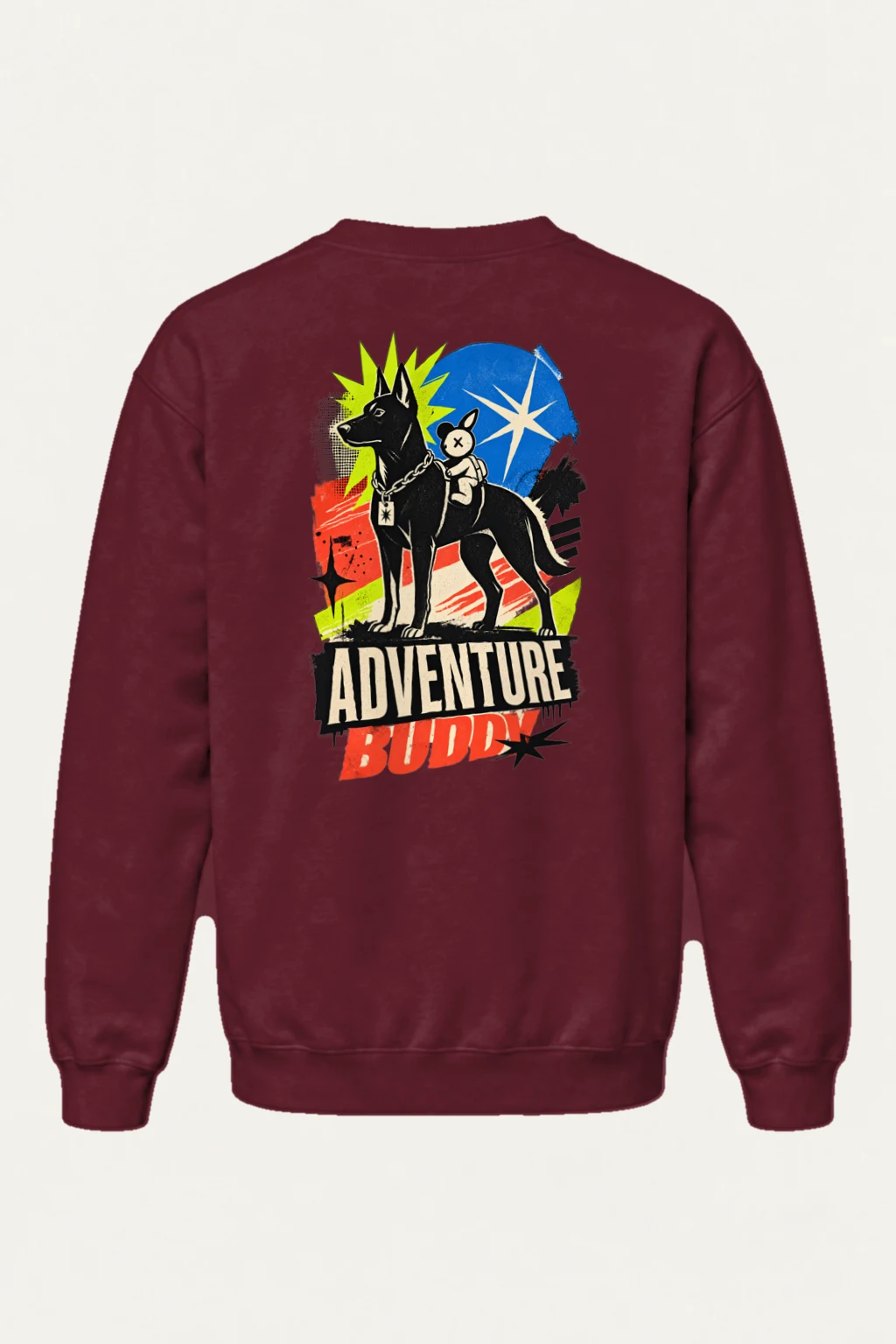 "Doberman Street Pals" Heavy Blend Unisex Crewneck Sweatshirt | Gildan 18000