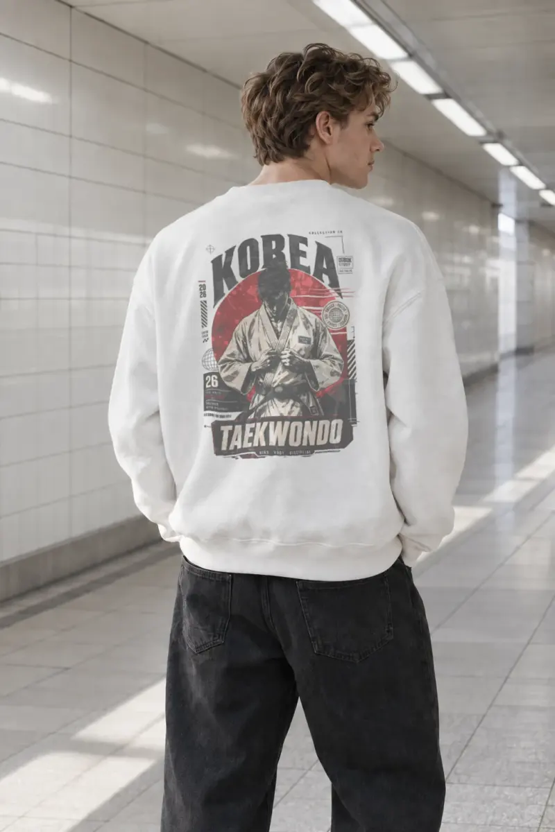 "Dobok Study" Heavy Blend Unisex Crewneck Sweatshirt | Gildan 18000