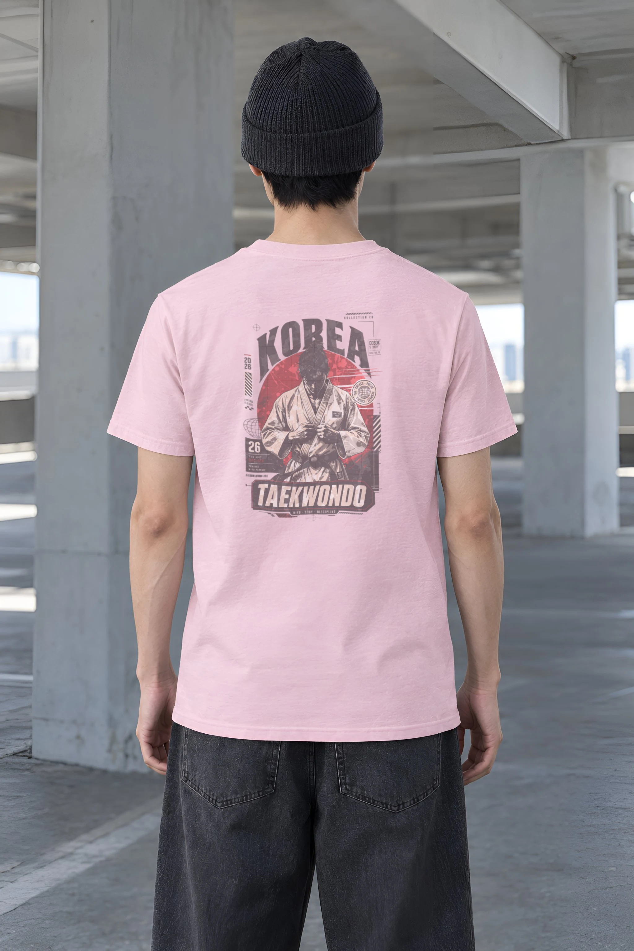 "Dobok Study" Heavyweight Unisex Crewneck T-shirt