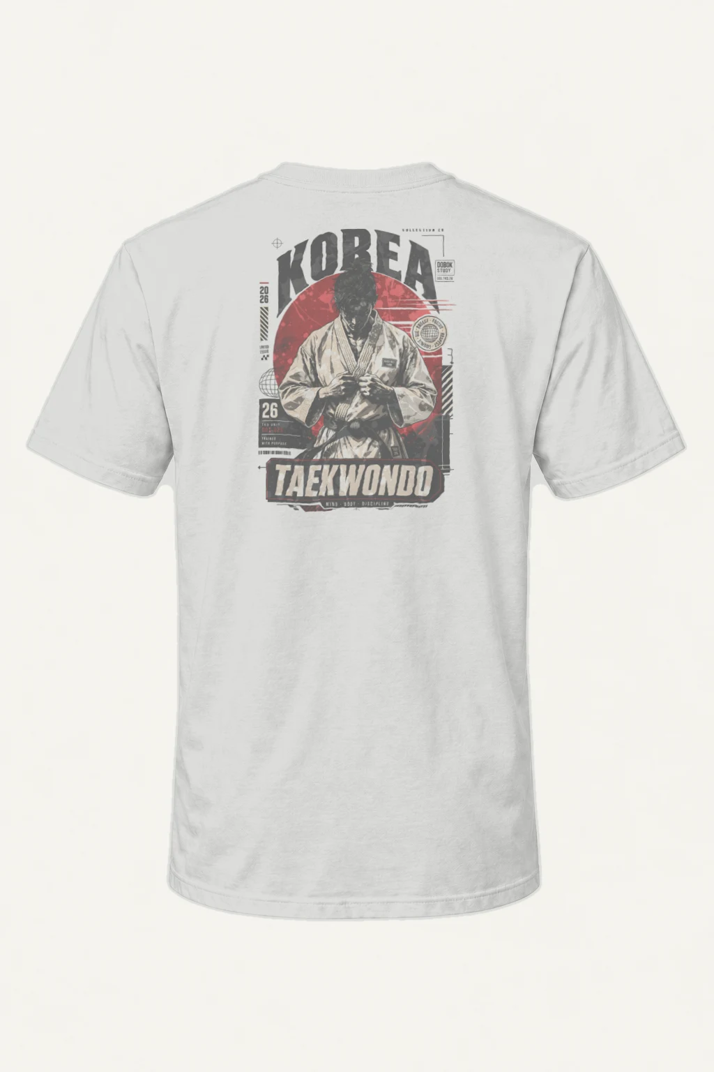 "Dobok Study" Heavyweight Unisex Crewneck T-shirt | Gildan 5000