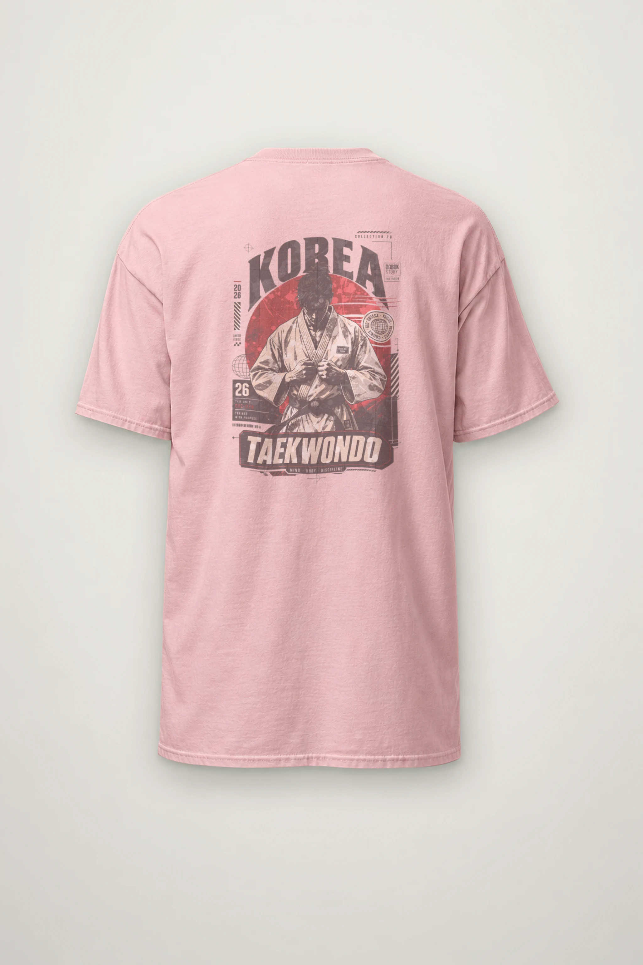 "Dobok Study" Heavyweight Unisex Crewneck T-shirt
