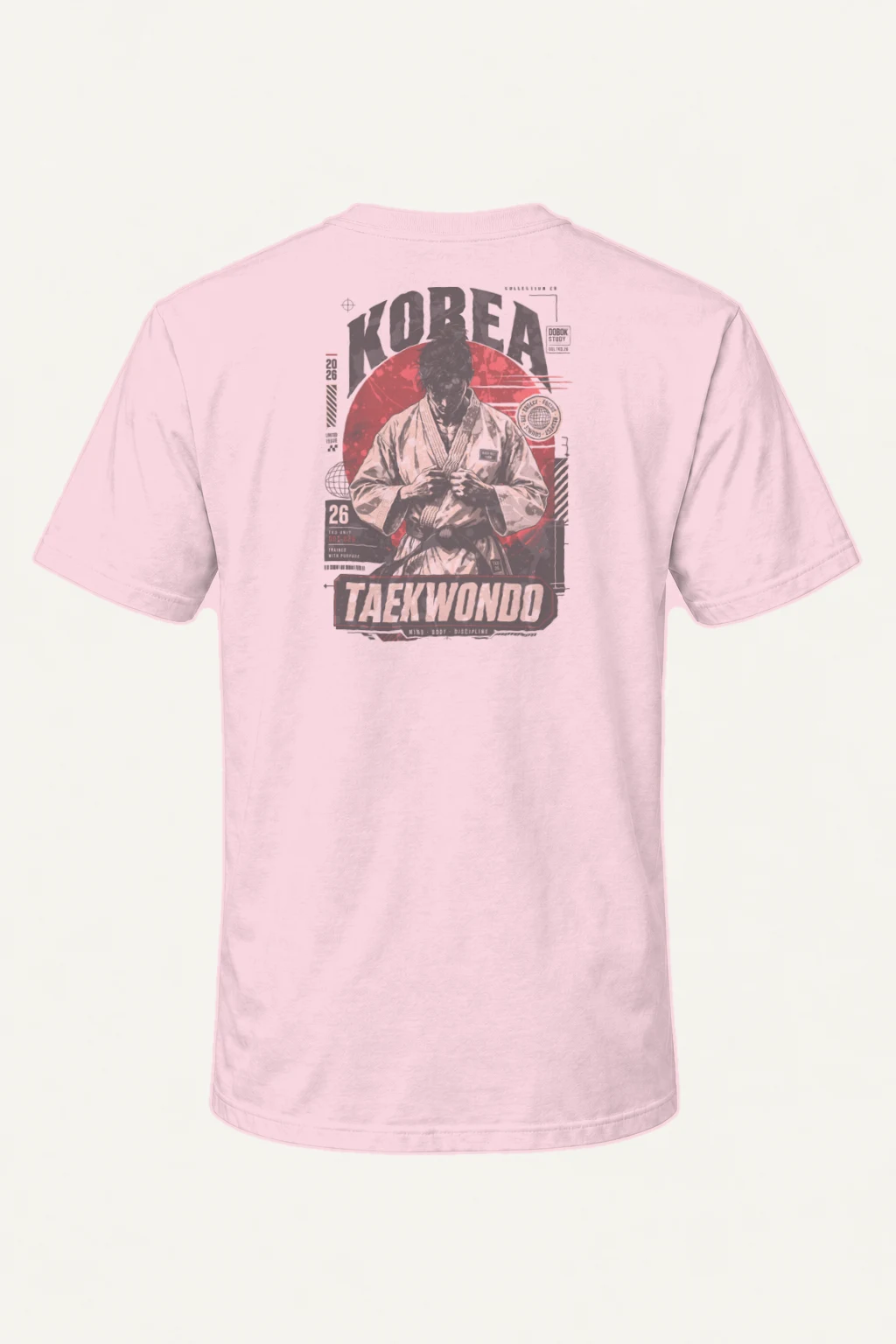 "Dobok Study" Heavyweight Unisex Crewneck T-shirt | Gildan 5000