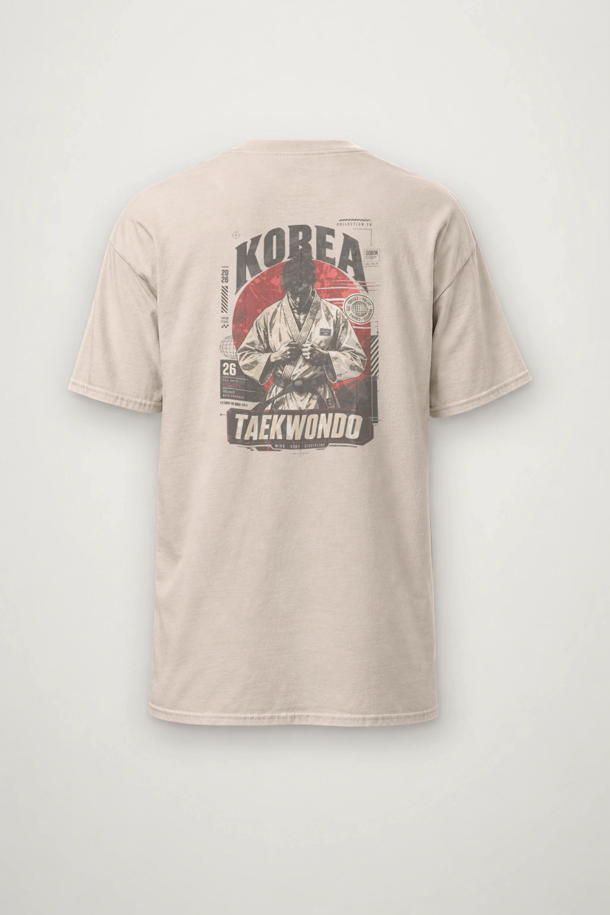 "Dobok Study" Heavyweight Unisex Crewneck T-shirt