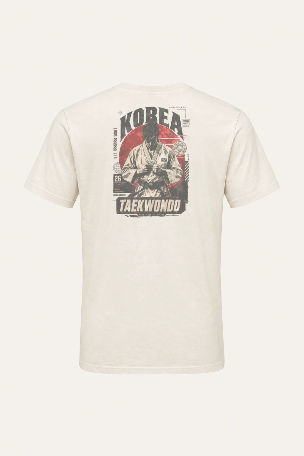 "Dobok Study" Heavyweight Unisex Crewneck T-shirt | Gildan 5000