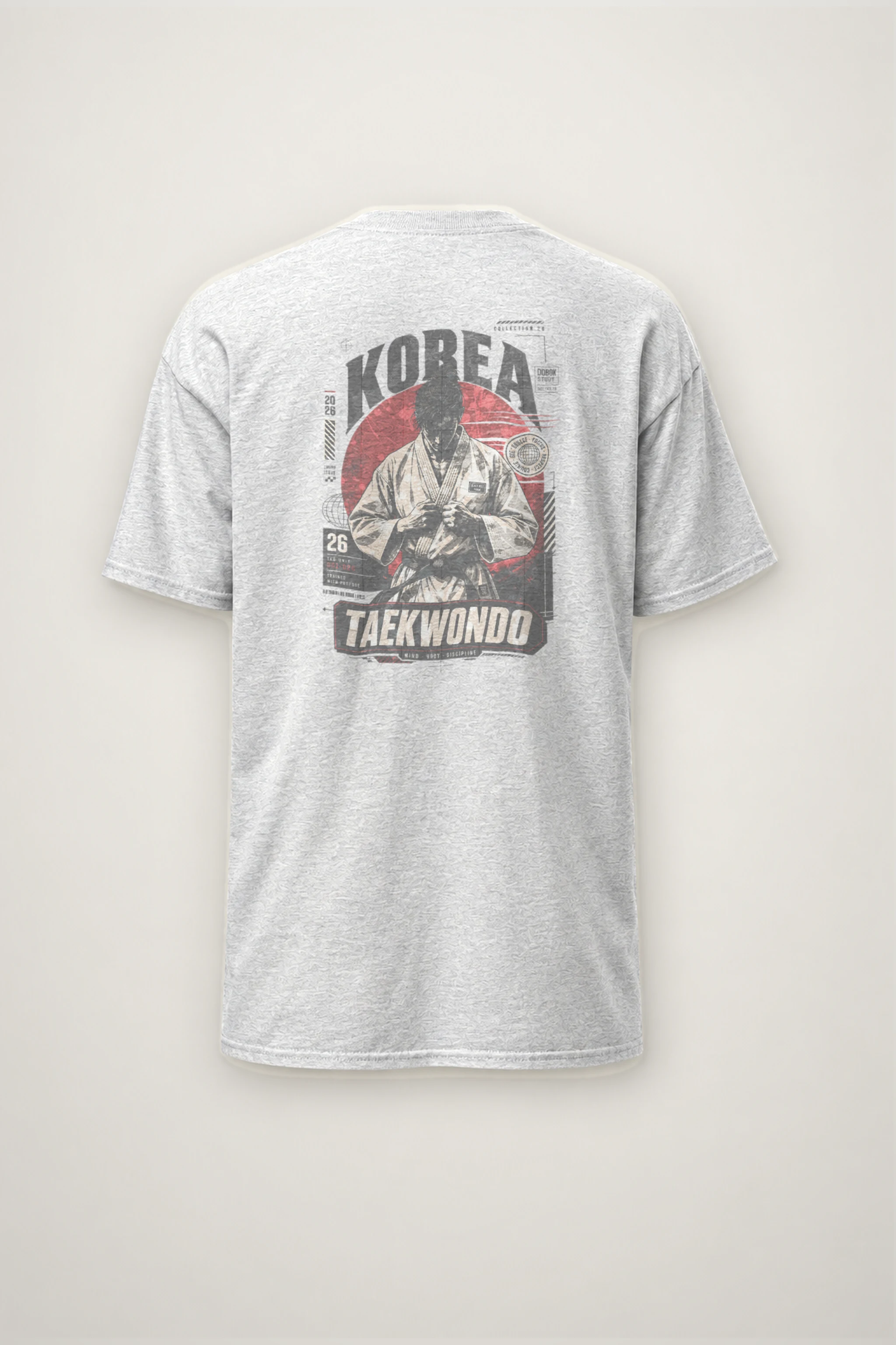 "Dobok Study" Heavyweight Unisex Crewneck T-shirt