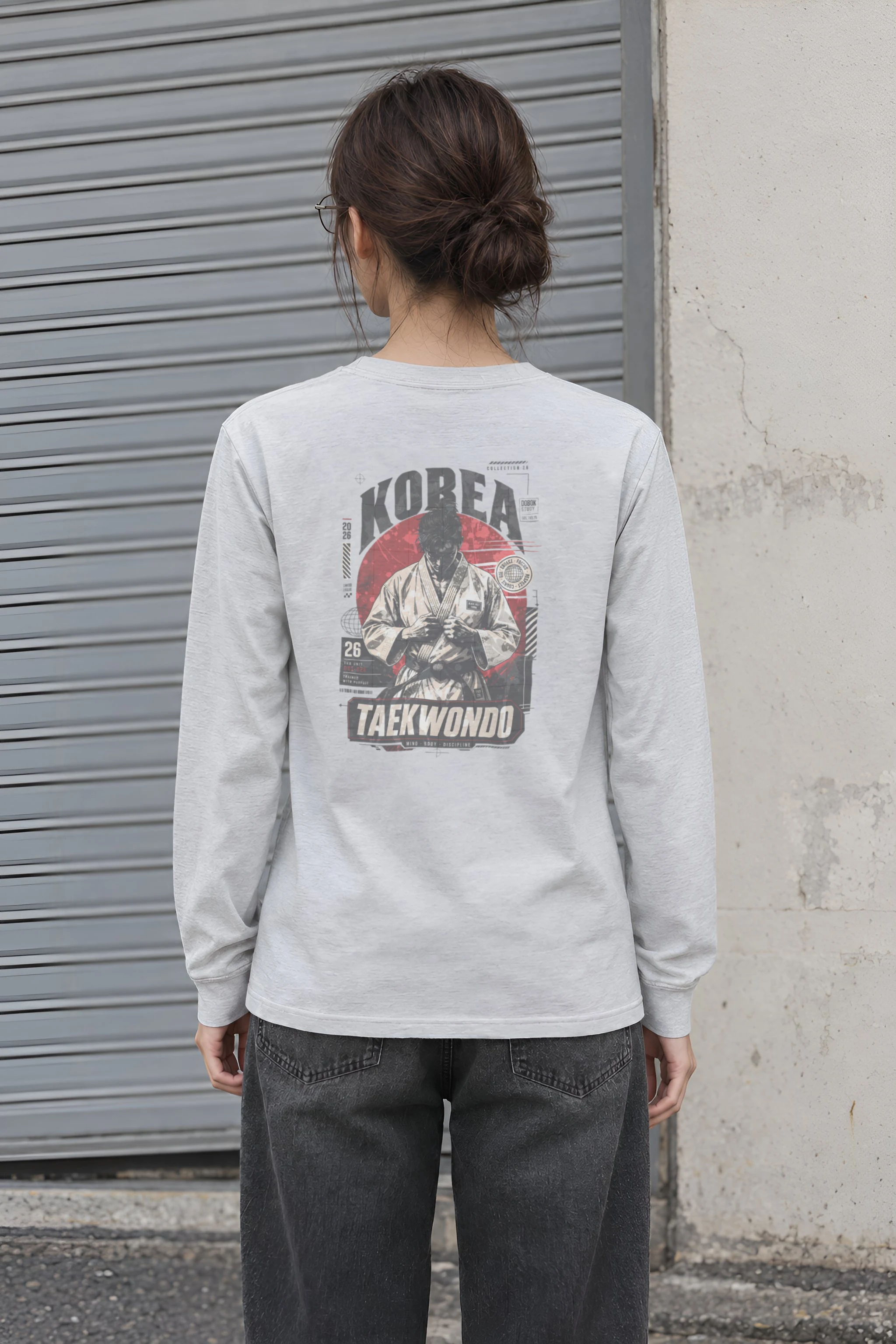 "Dobok Study" Unisex Longsleeve T-shirt