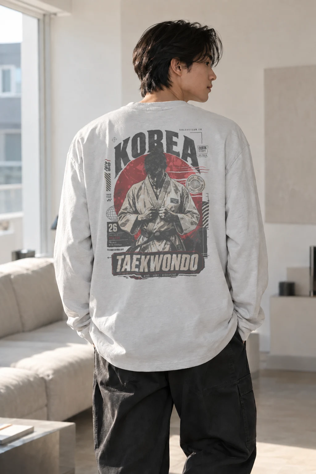"Dobok Study" Unisex Longsleeve T-shirt | Gildan 2400