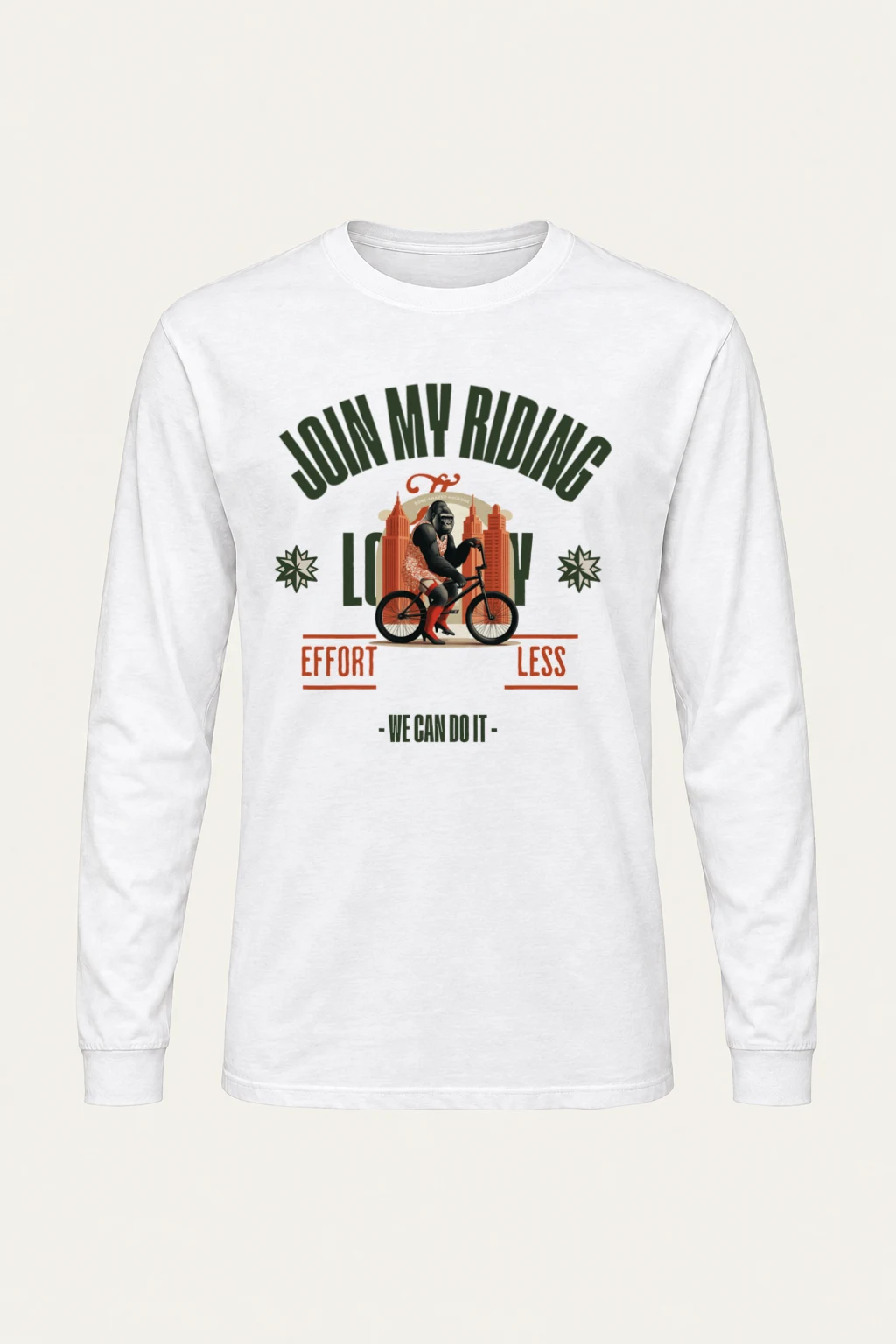 "Doin' My Riding" Unisex Longsleeve T-shirt | Gildan 2400