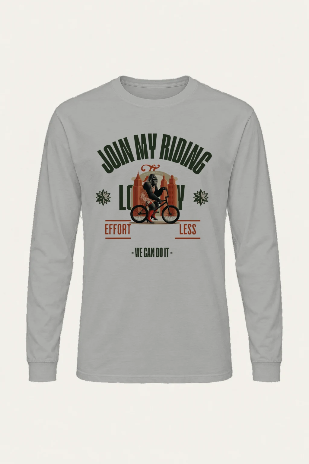 "Doin' My Riding" Unisex Longsleeve T-shirt | Gildan 2400