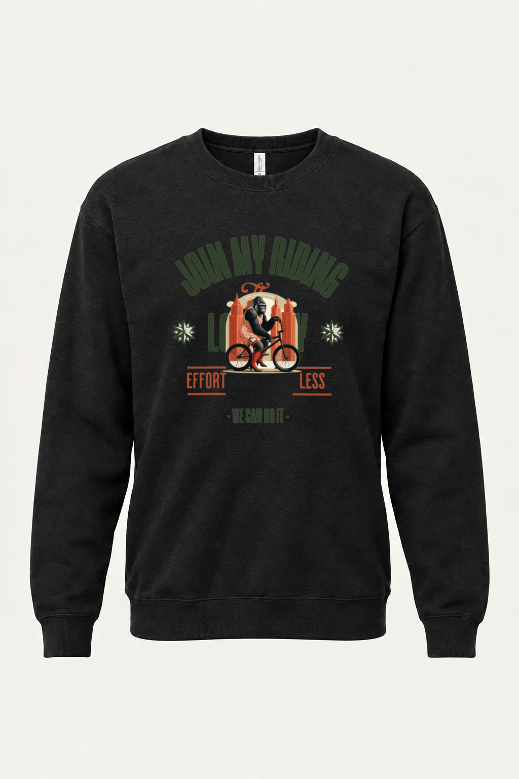 "Doin' My Riding" Unisex Sponge Fleece Crewneck Sweatshirt | Bella + Canvas 3901