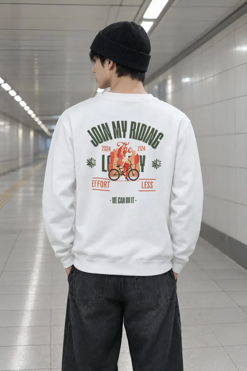 "Doing My Riding" Heavy Blend Unisex Crewneck Sweatshirt