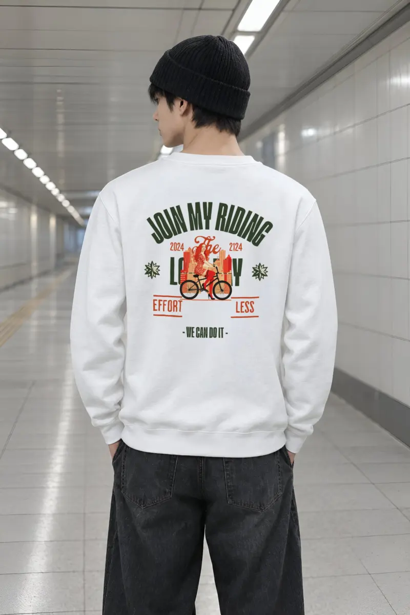 "Doing My Riding" Heavy Blend Unisex Crewneck Sweatshirt