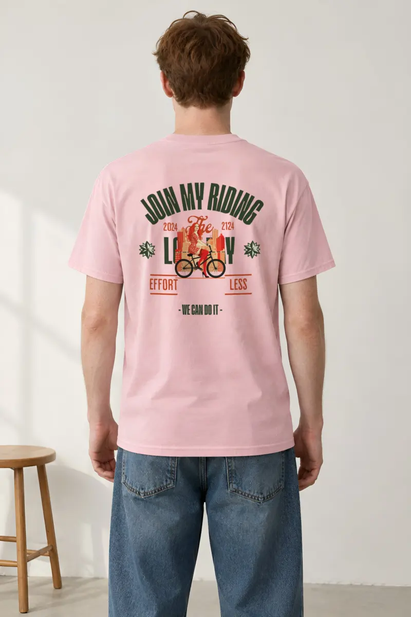 "Doing My Riding" Heavyweight Unisex Crewneck T-shirt