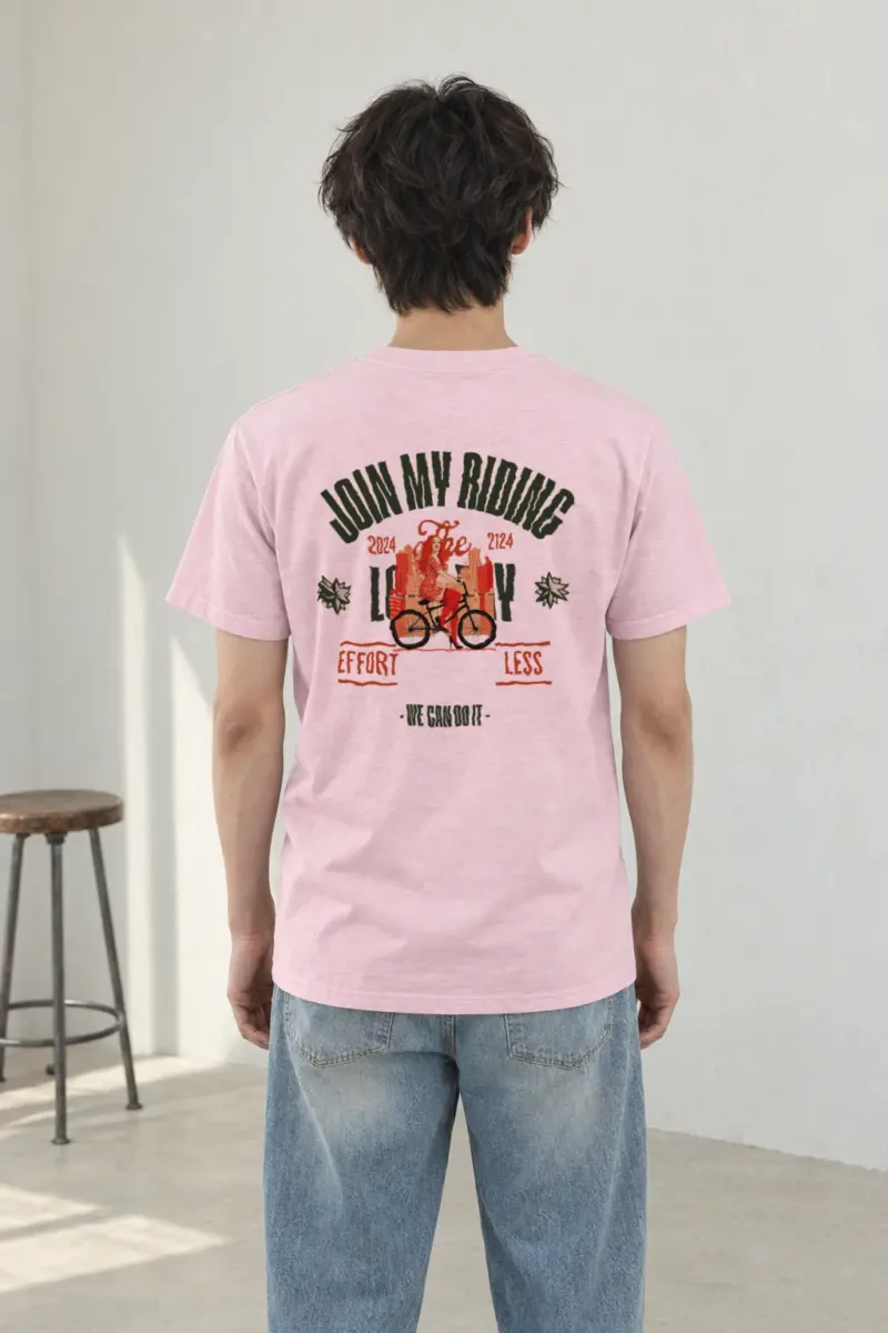 "Doing My Riding" Heavyweight Unisex Crewneck T-shirt | Gildan 5000