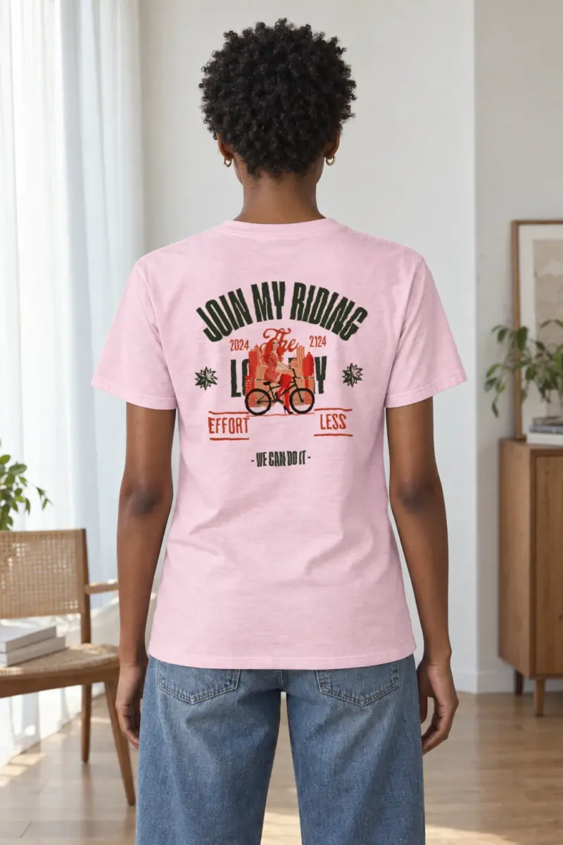 "Doing My Riding" Heavyweight Unisex Crewneck T-shirt | Gildan 5000