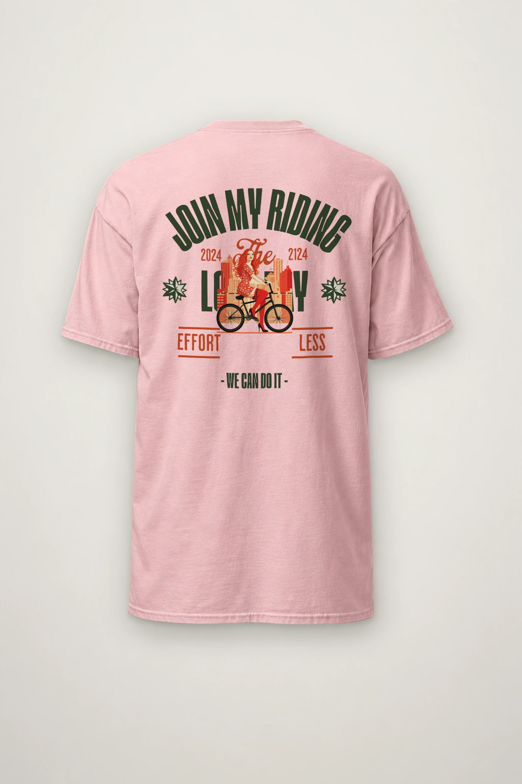 "Doing My Riding" Heavyweight Unisex Crewneck T-shirt