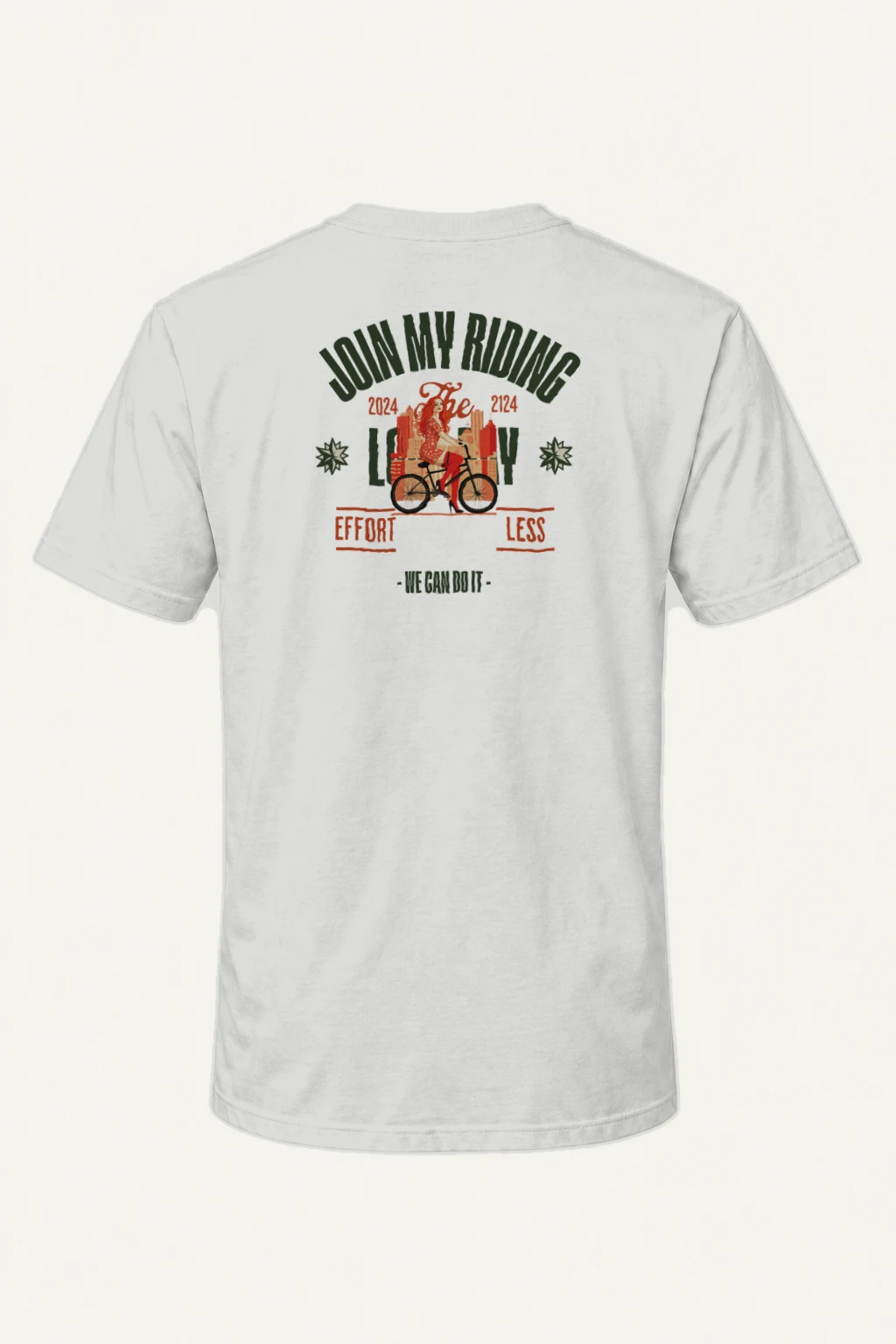 "Doing My Riding" Heavyweight Unisex Crewneck T-shirt | Gildan 5000
