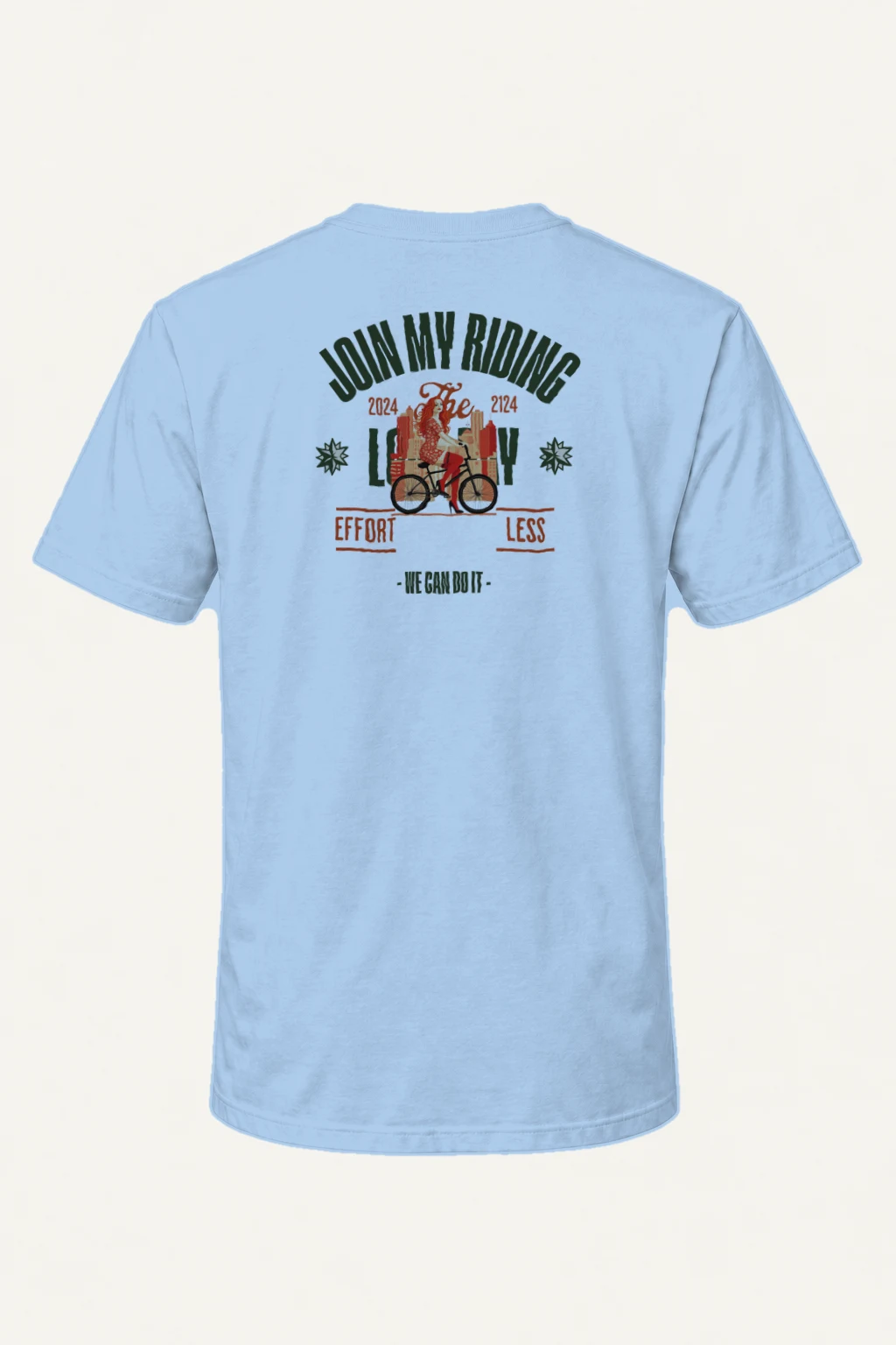 "Doing My Riding" Heavyweight Unisex Crewneck T-shirt | Gildan 5000